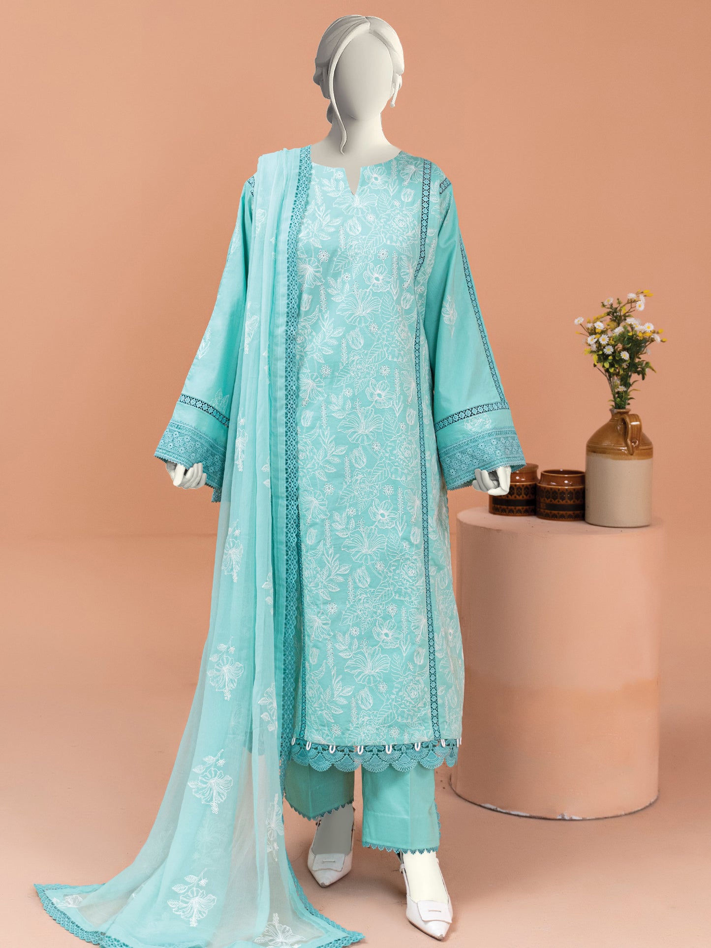Embroidered Lawn