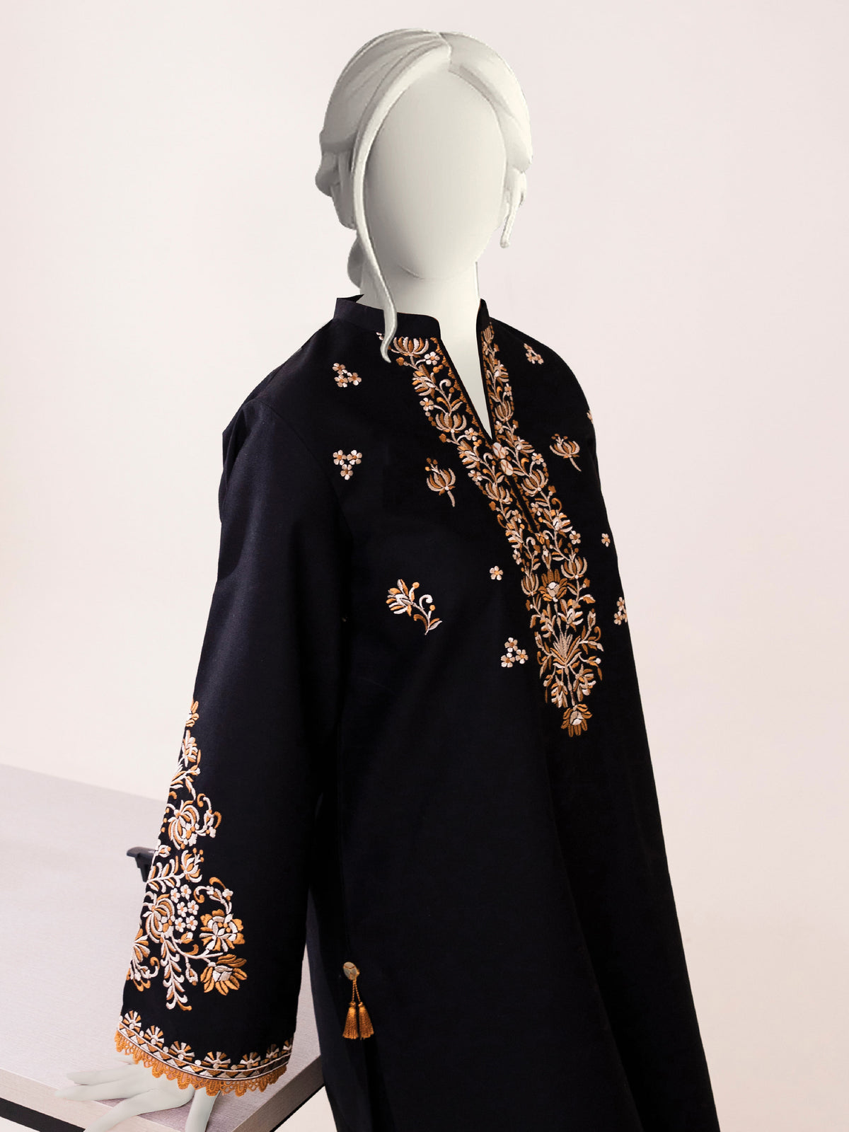 Embroidered Khaddar | Stitched