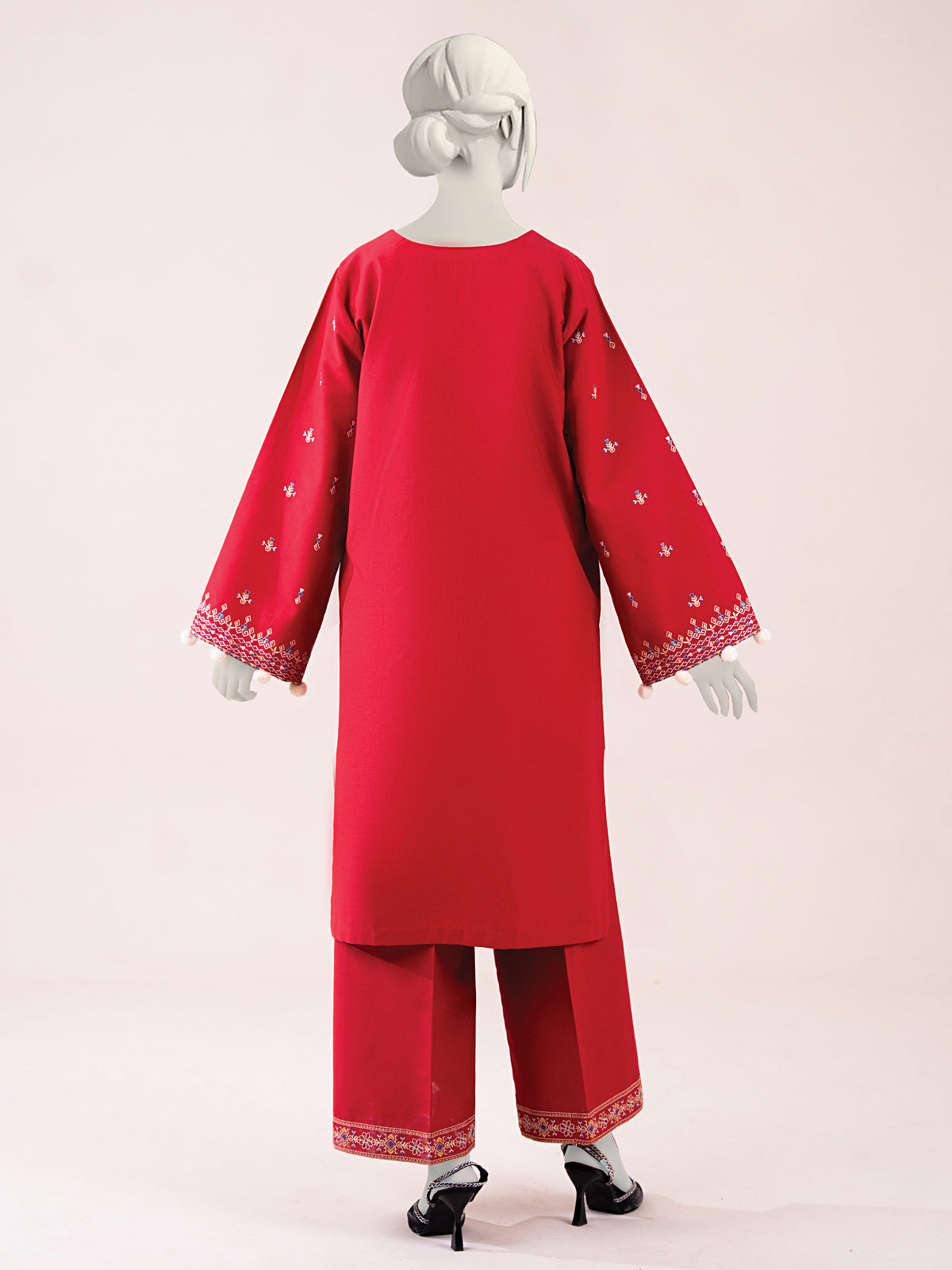 Embroidered Khaddar | Stitched