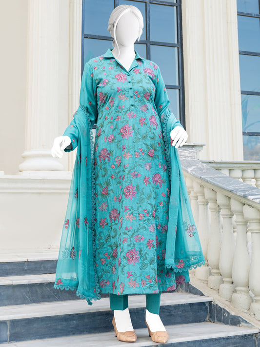Embroidered Karandi
