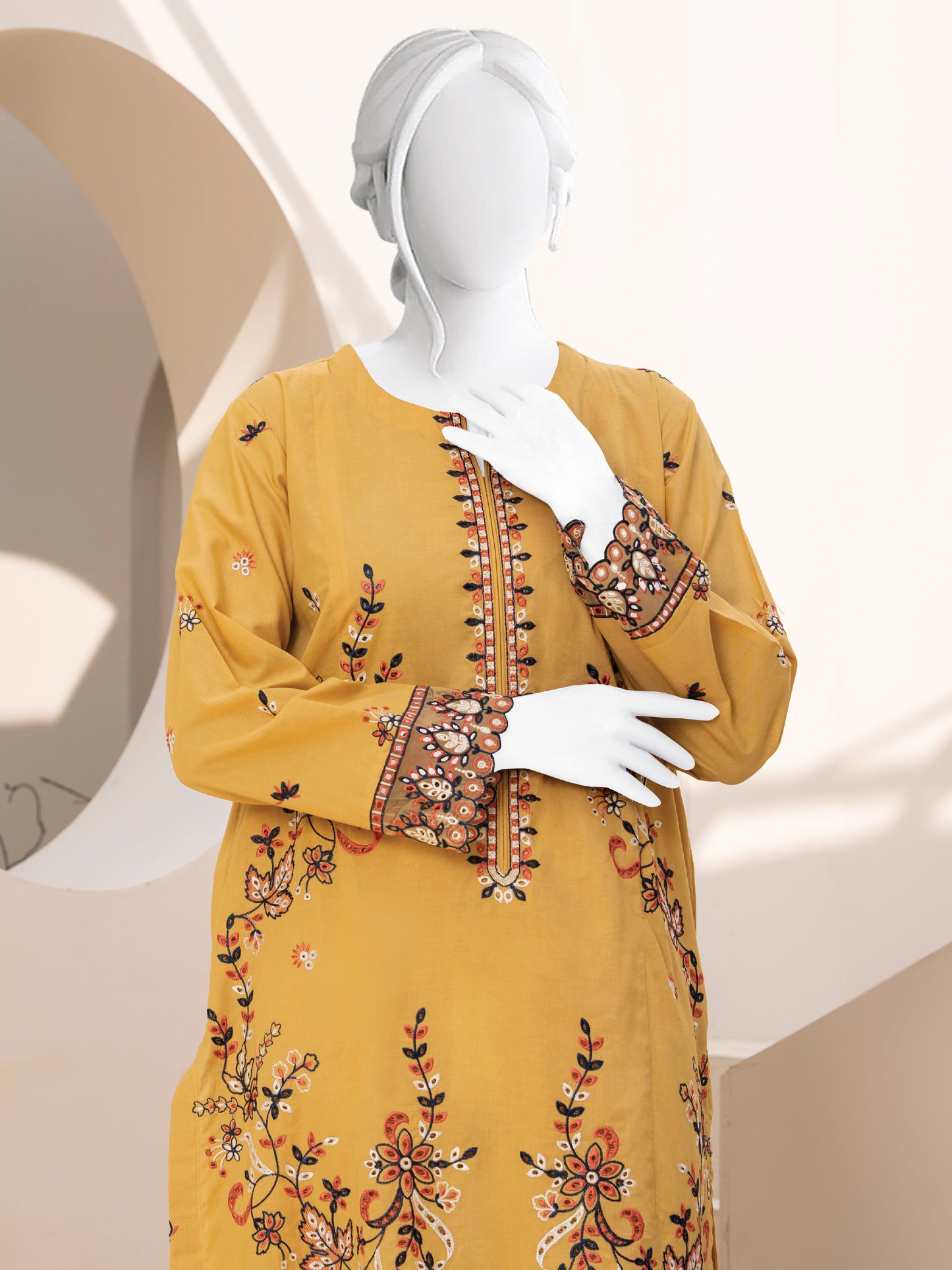 Embroidered Lawn 2PC Stitched