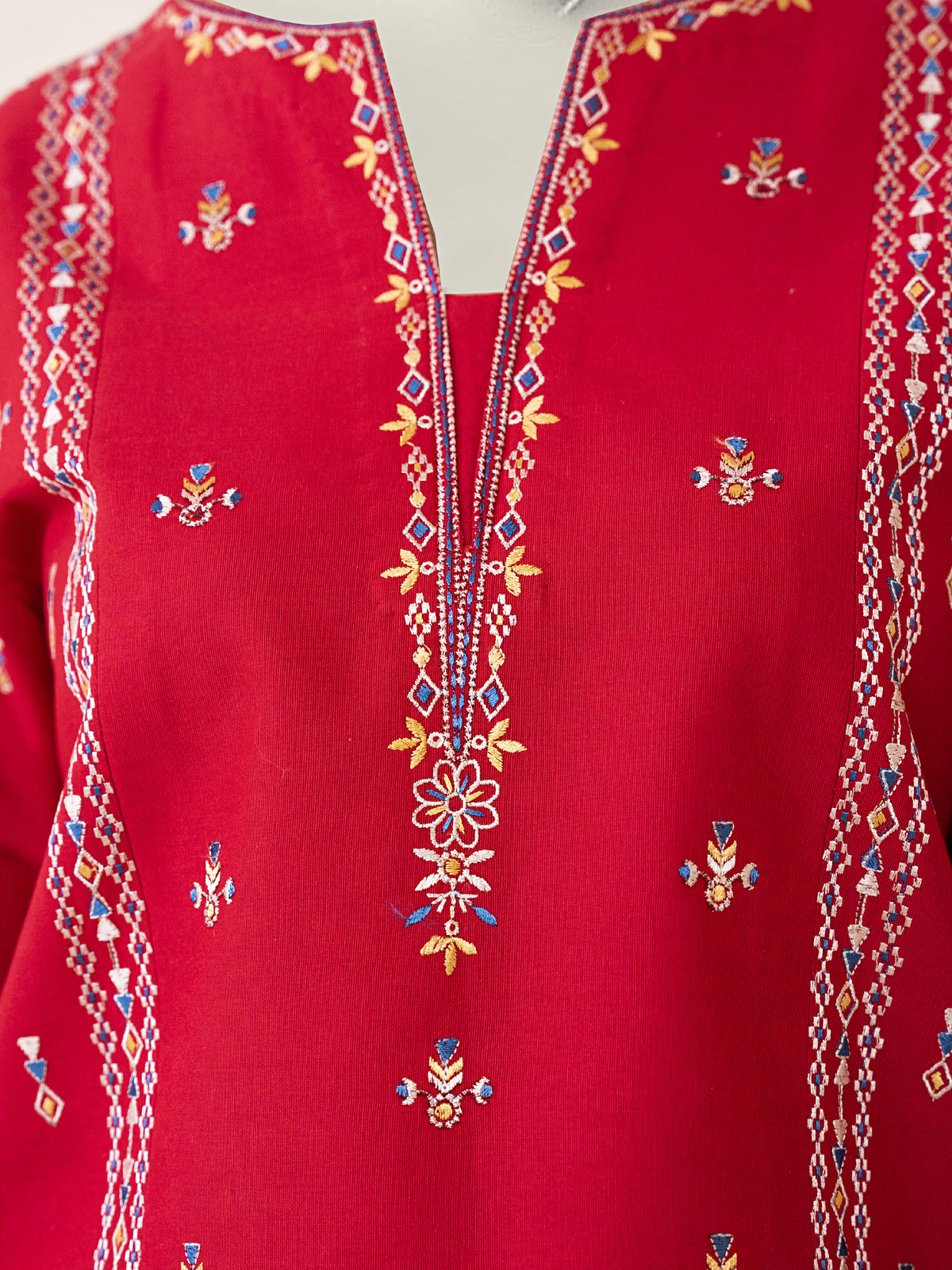 Embroidered Khaddar | Stitched