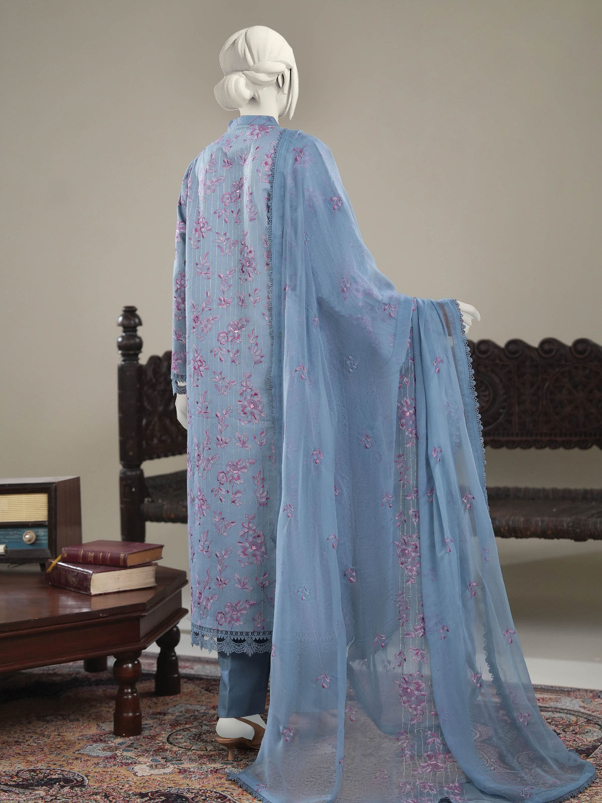 Embroidered Karandi