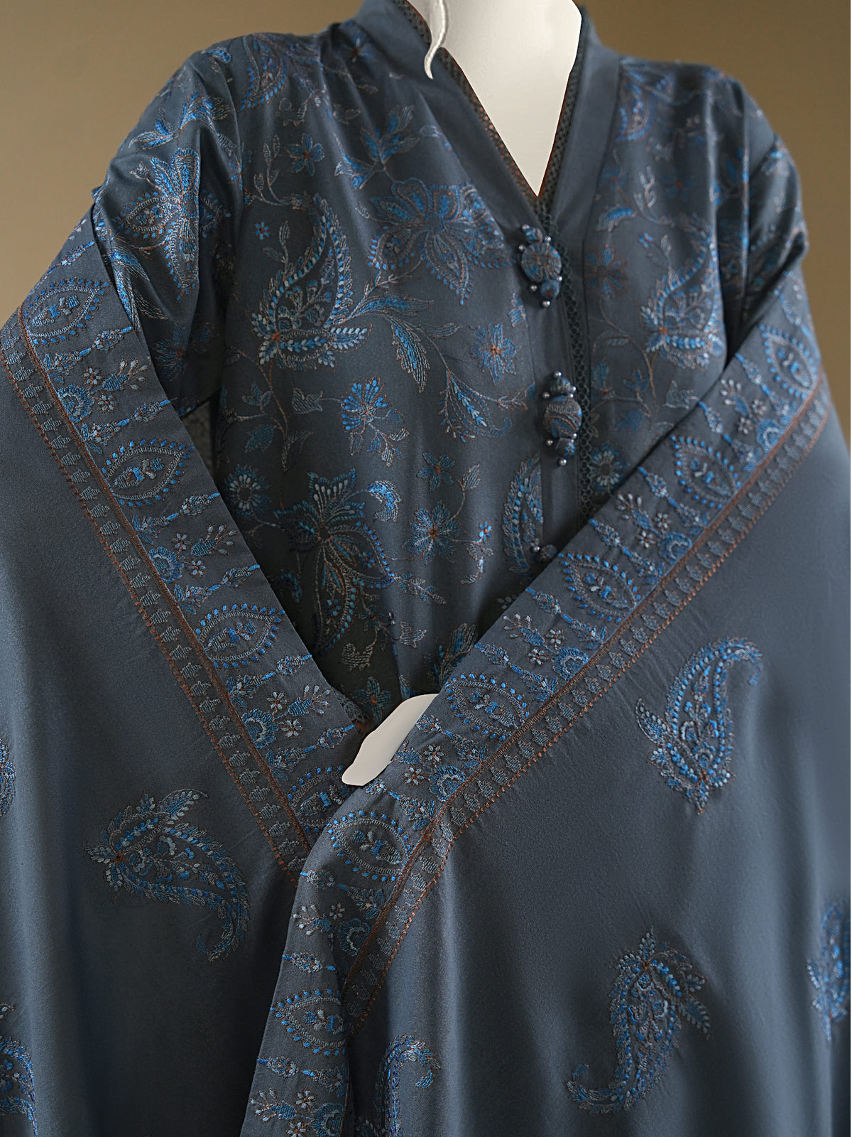 Embroidered Karandi