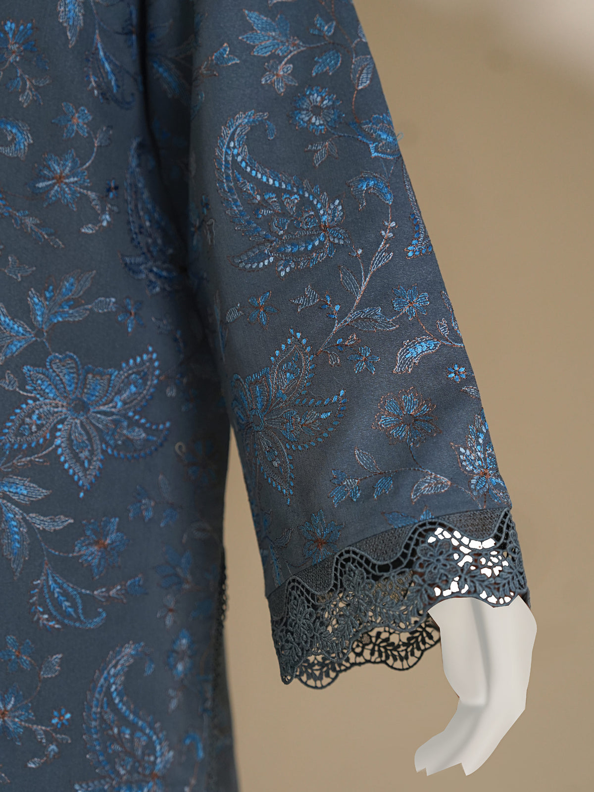 Embroidered Karandi