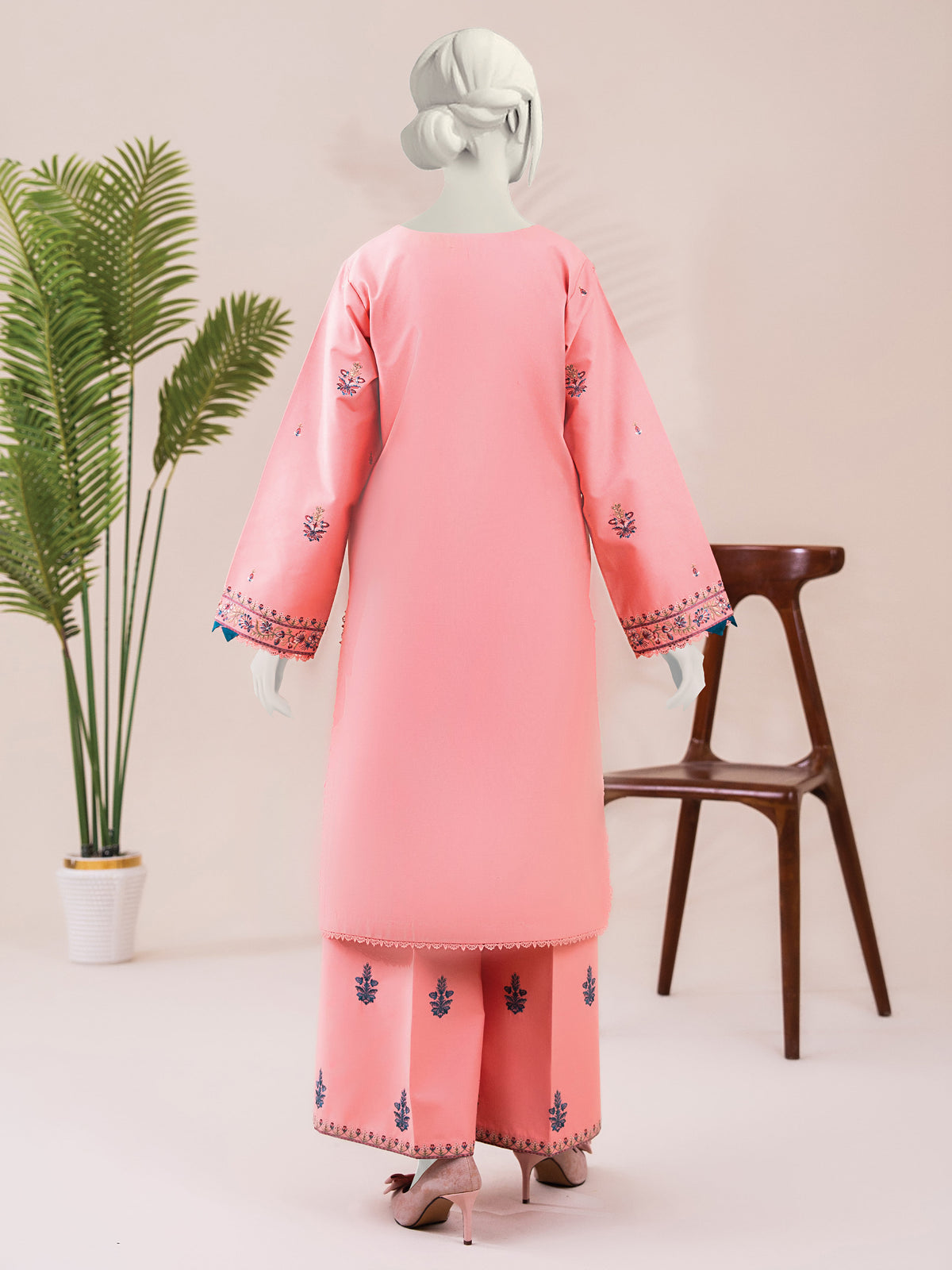 Embroidered Khaddar | Stitched