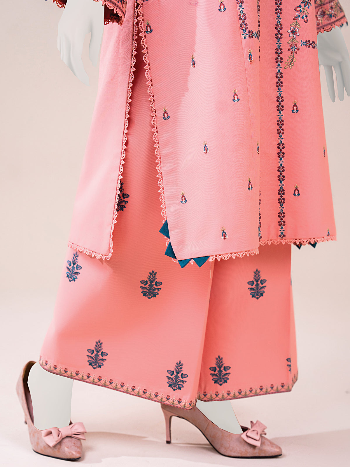 Embroidered Khaddar | Stitched