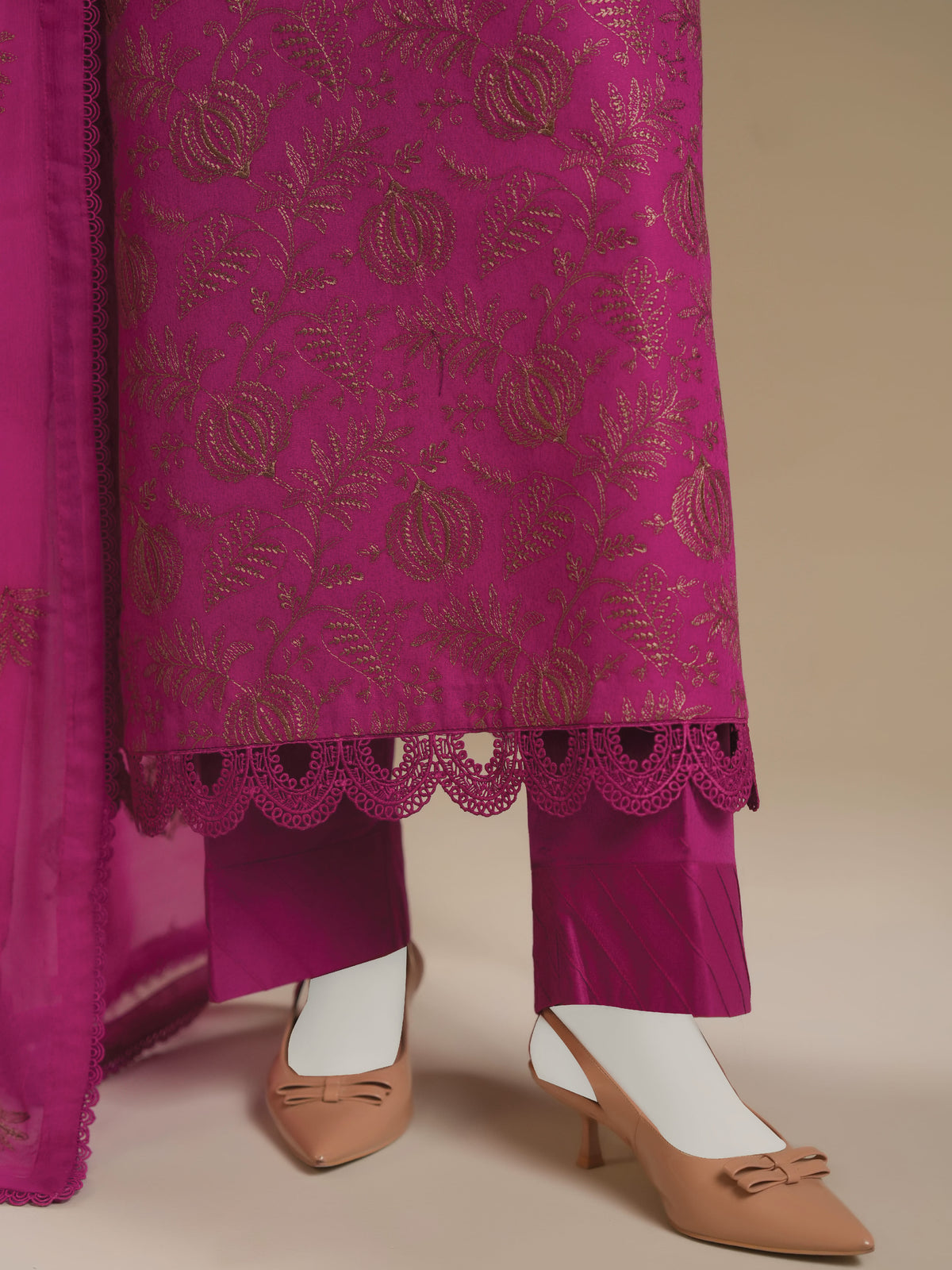Embroidered Karandi