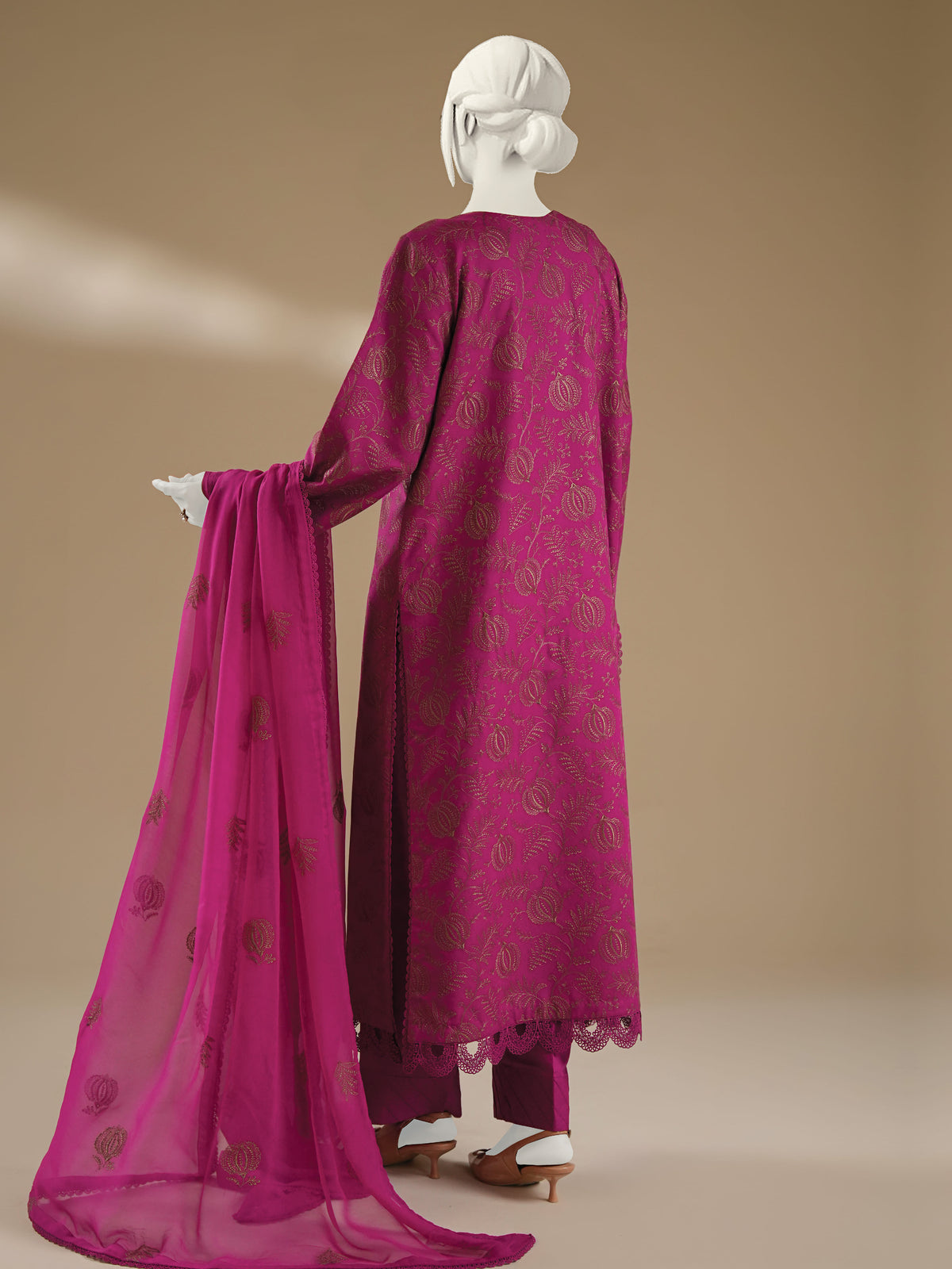 Embroidered Karandi