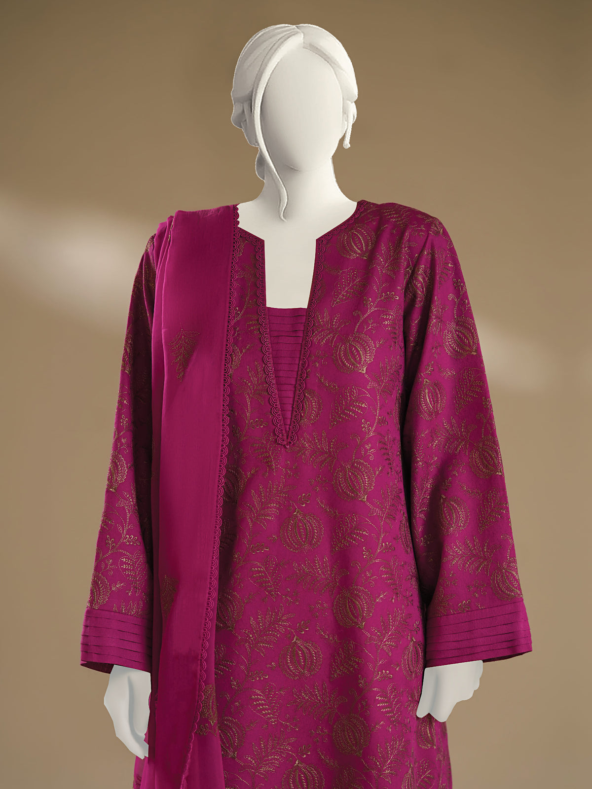 Embroidered Karandi