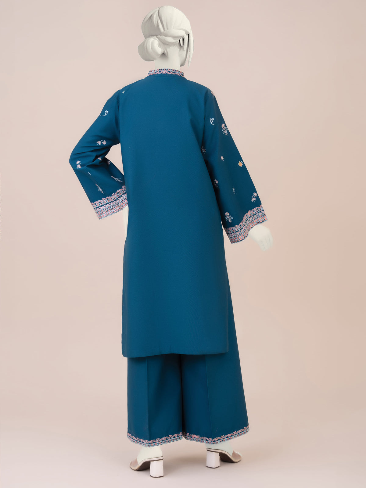 Embroidered Khaddar | Stitched