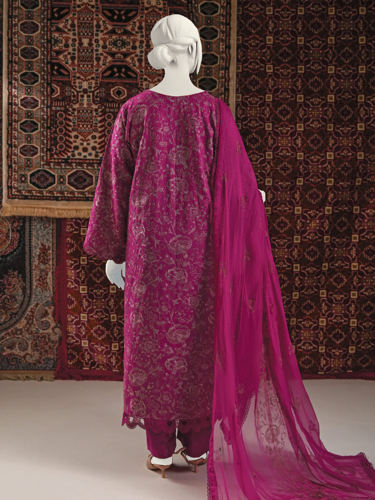 Embroidered Karandi
