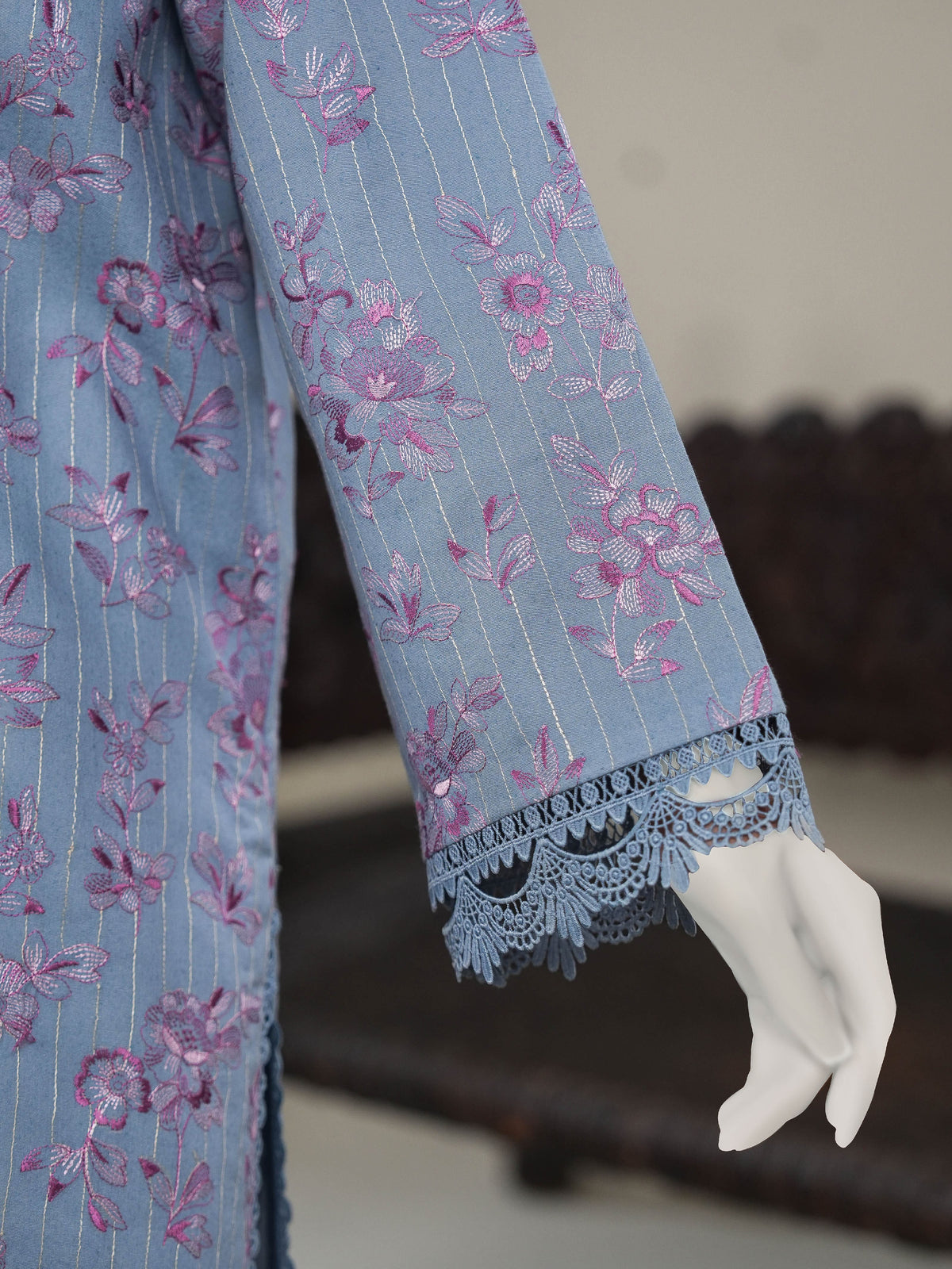 Embroidered Karandi