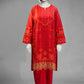 2-Piece Embroidered Khaddar Stitched