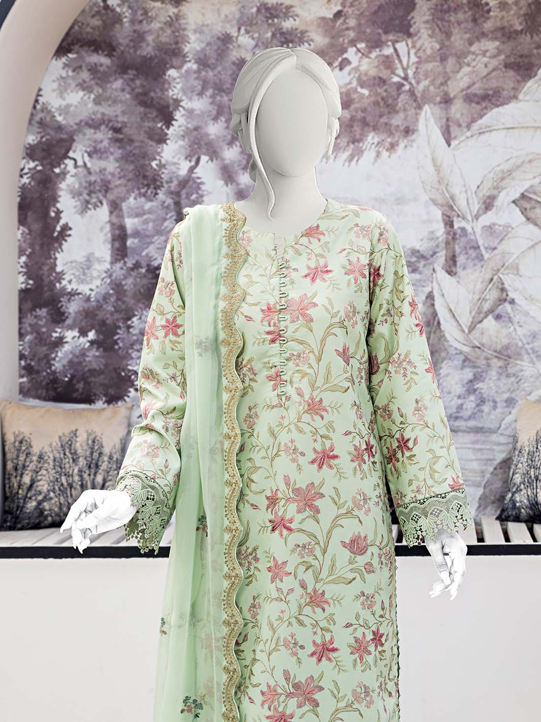 Embroidered Lawn