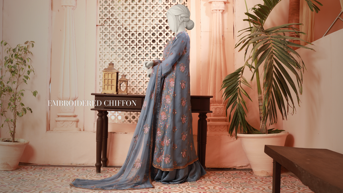 Embroidered Chiffon