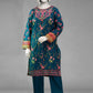 2-Piece Embroidered Khaddar Stitched