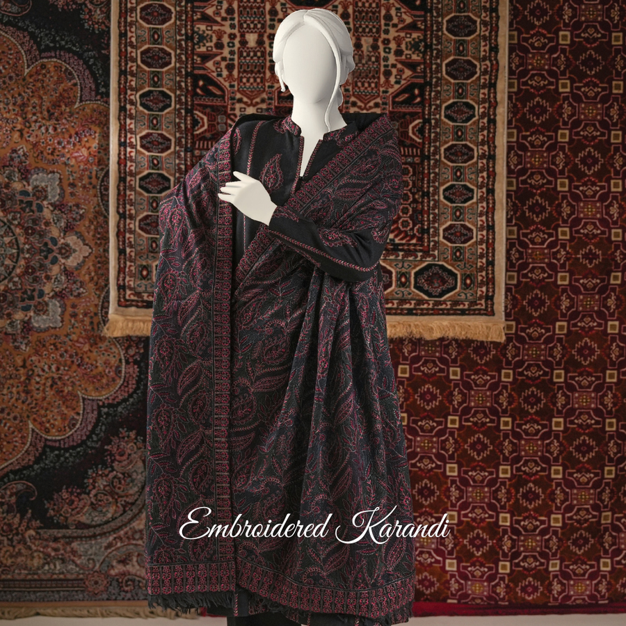 Embroidered Karandi
