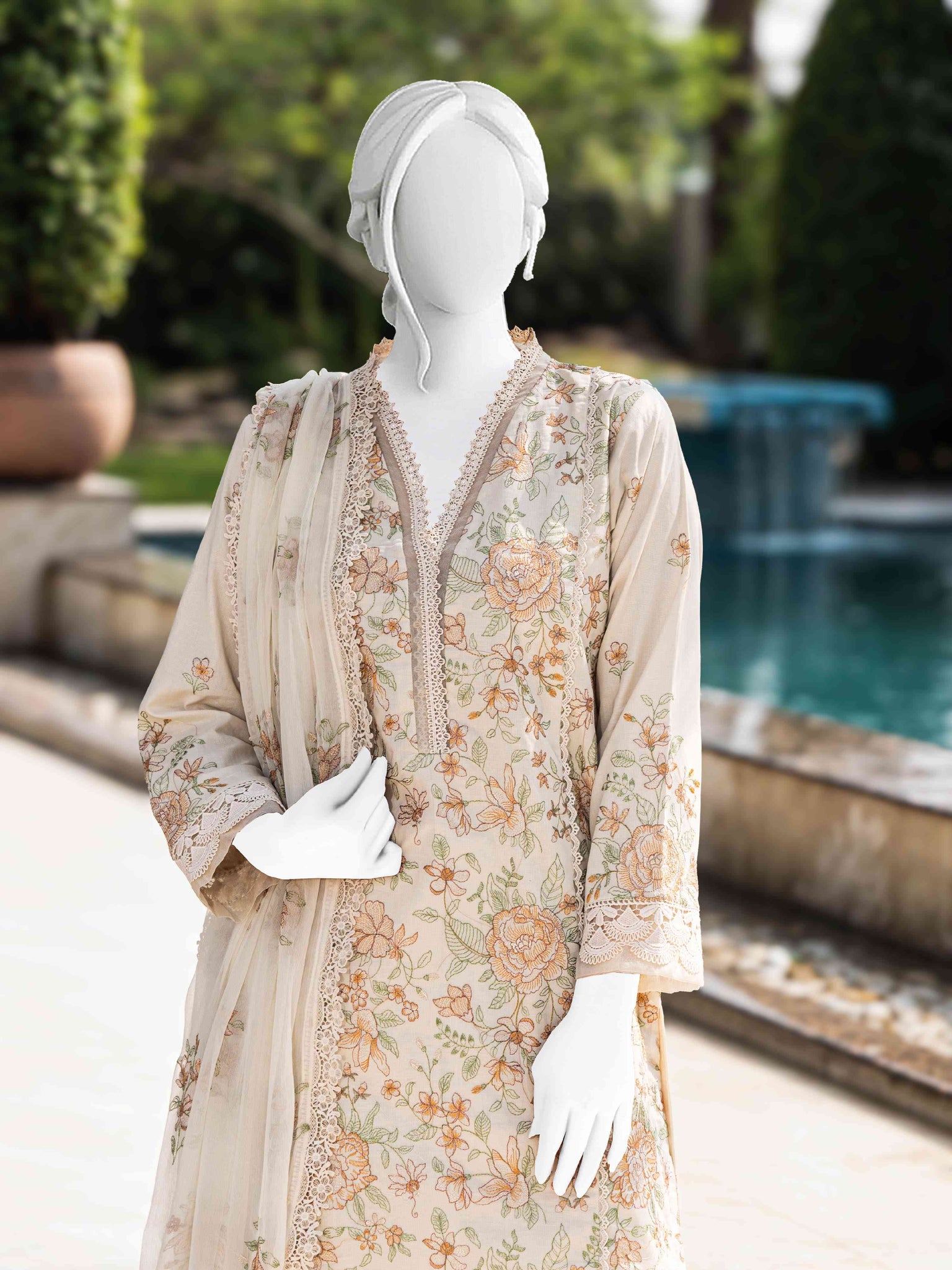 Embroidered Lawn