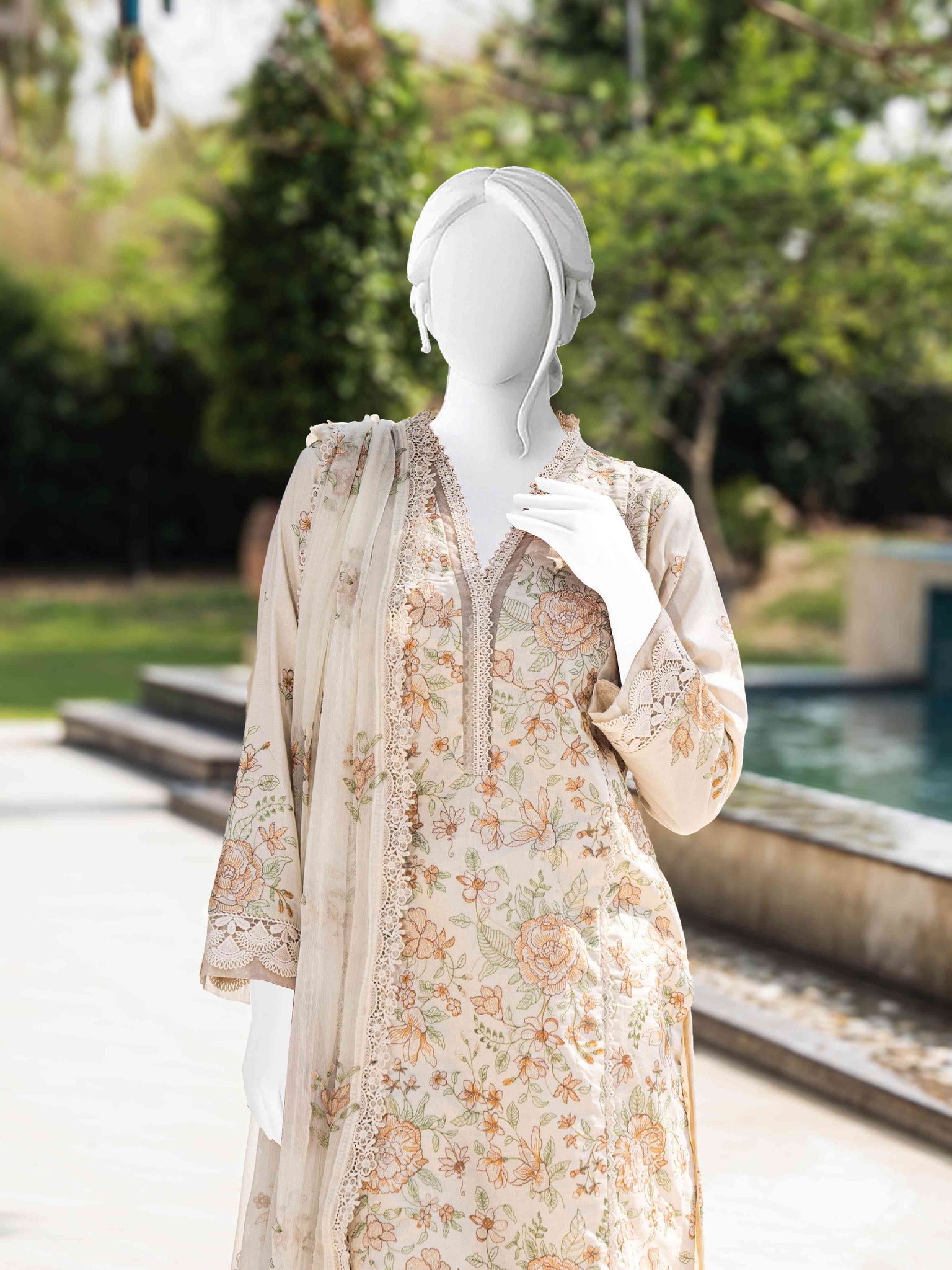 Embroidered Lawn