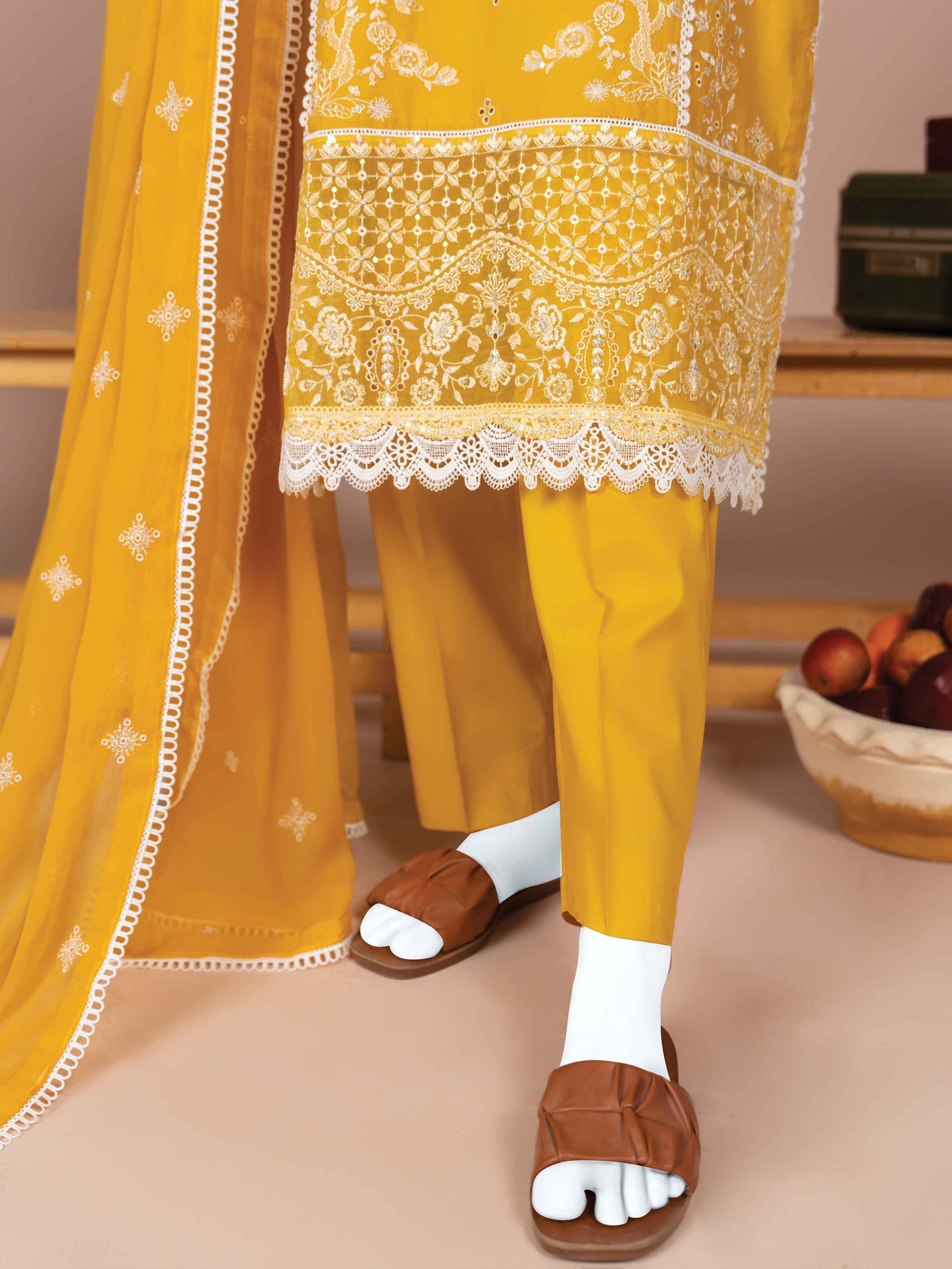 Embroidered Lawn 3PC Stitched