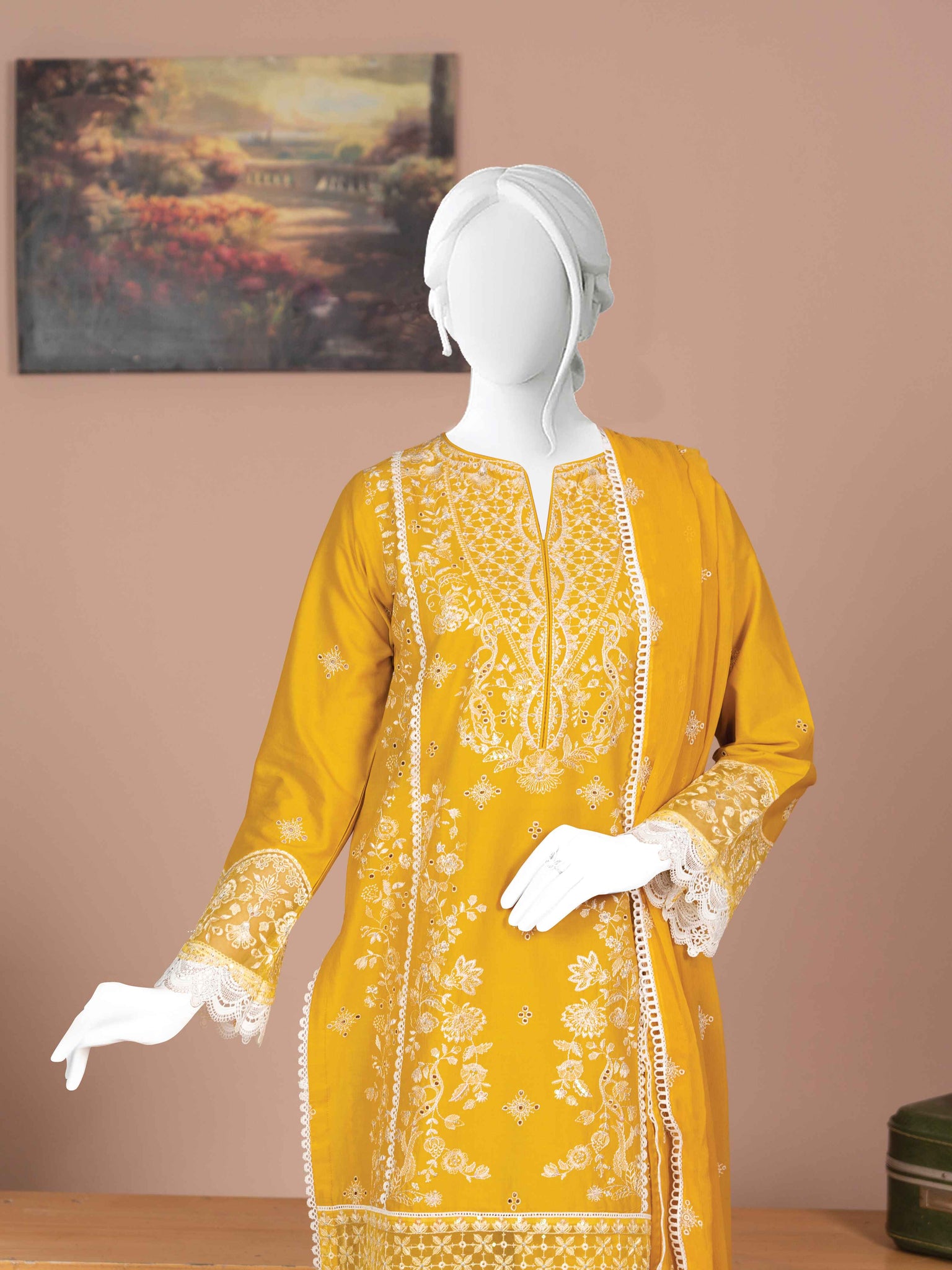 Embroidered Lawn 3PC Stitched