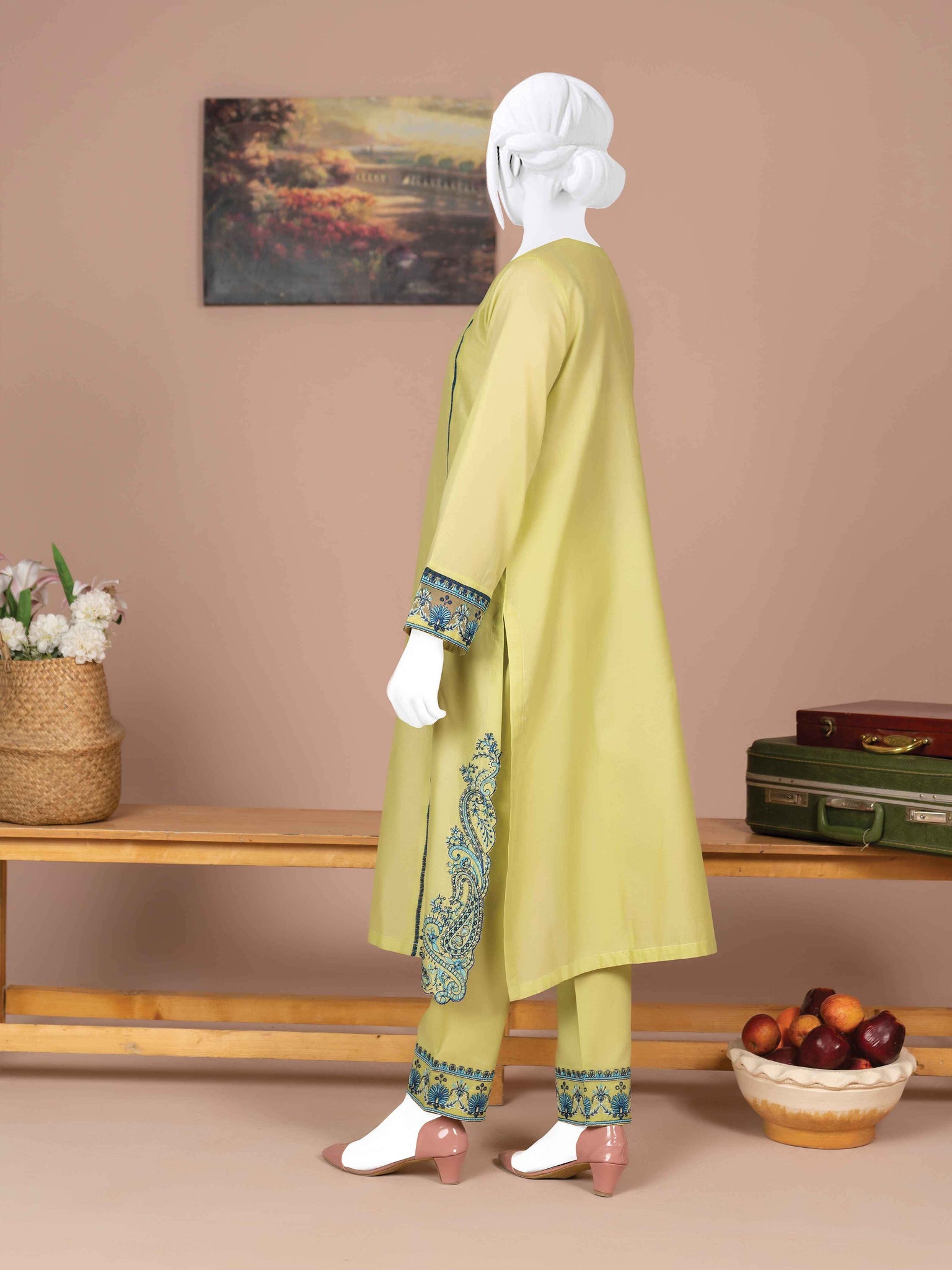 Embroidered Lawn 2PC Stitched