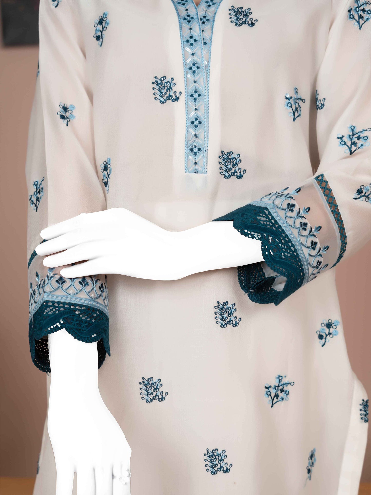 Embroidered Lawn 2PC Stitched