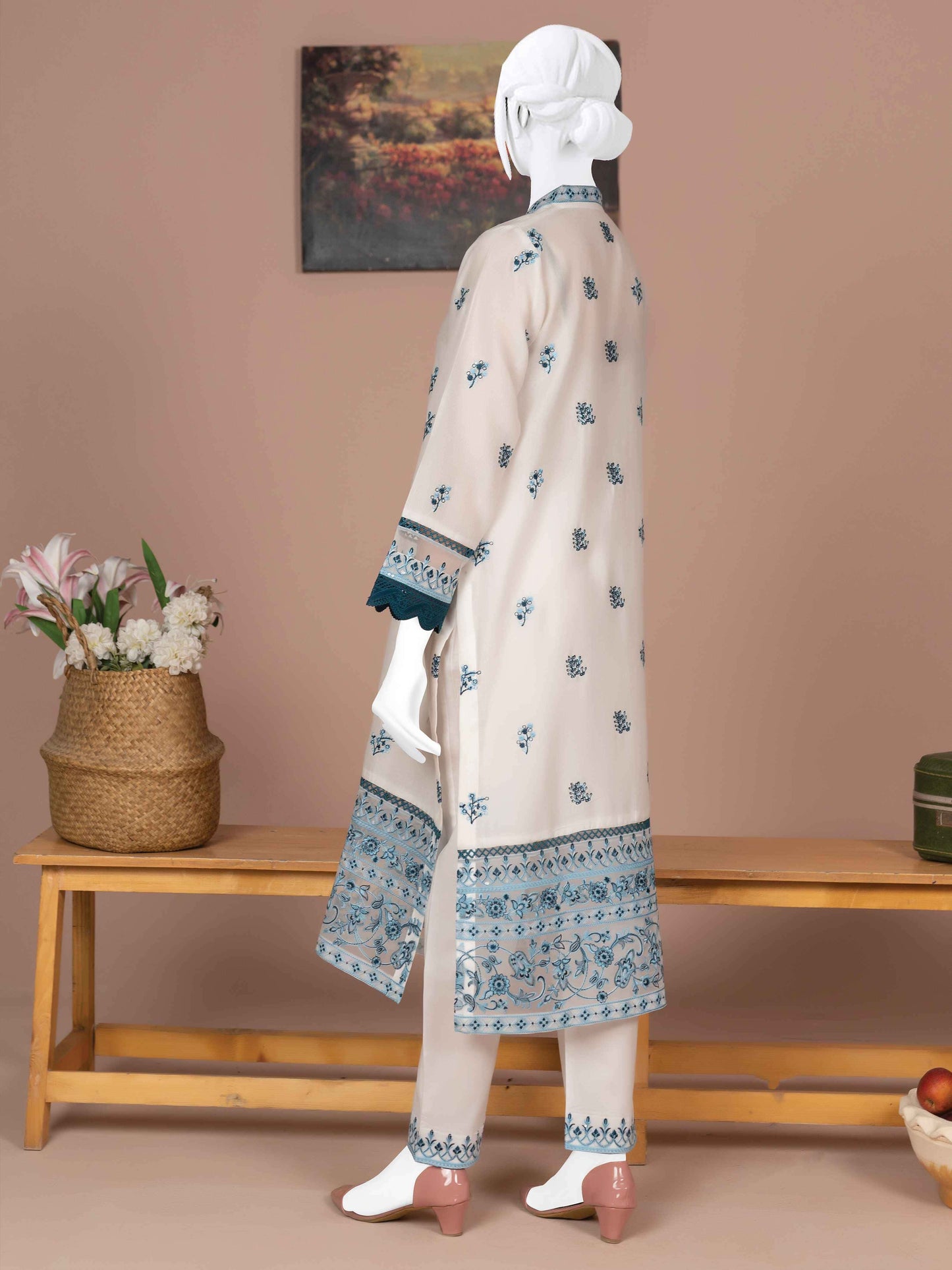 Embroidered Lawn 2PC Stitched