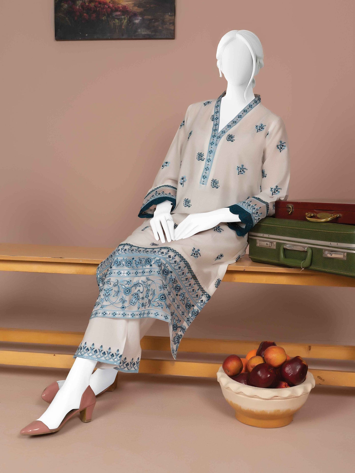 Embroidered Lawn 2PC Stitched