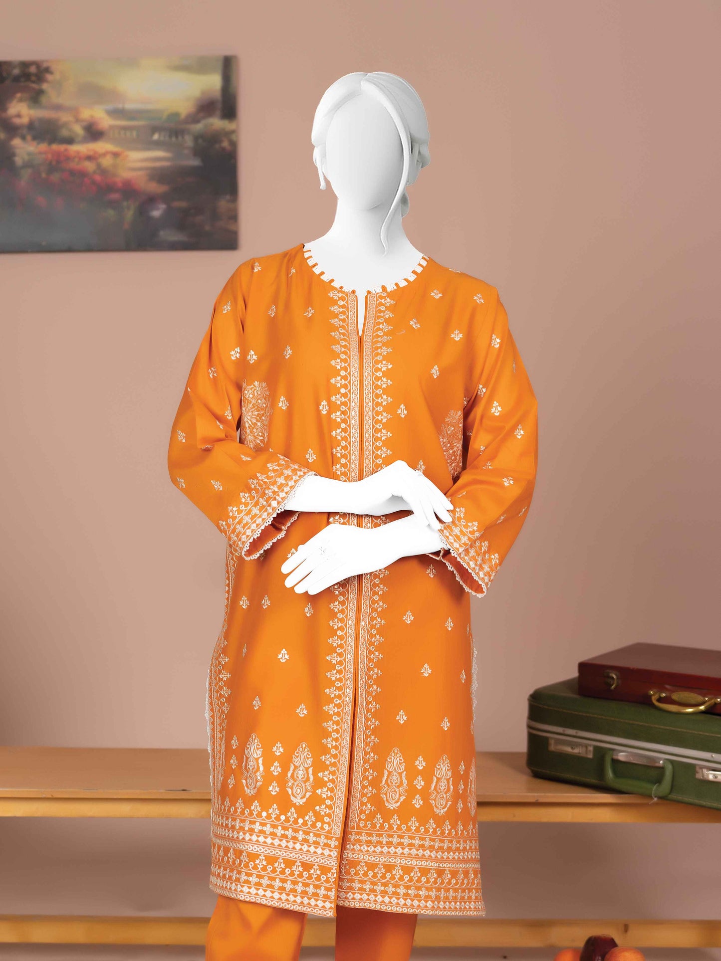 Embroidered Lawn 2PC Stitched