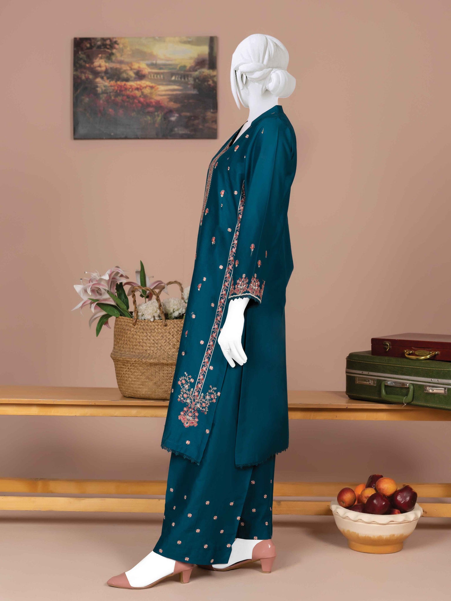 Embroidered Lawn 2PC Stitched