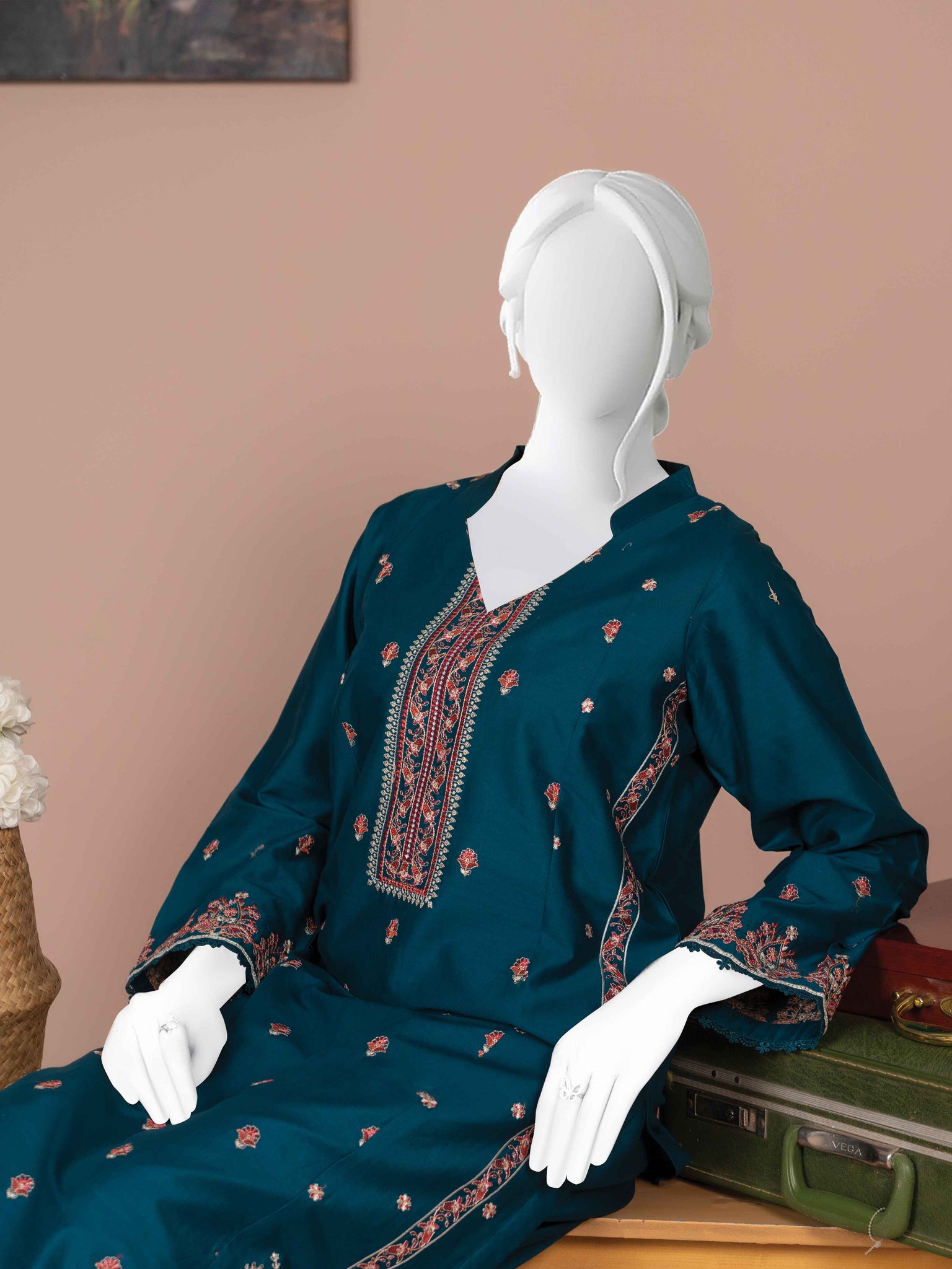 Embroidered Lawn 2PC Stitched
