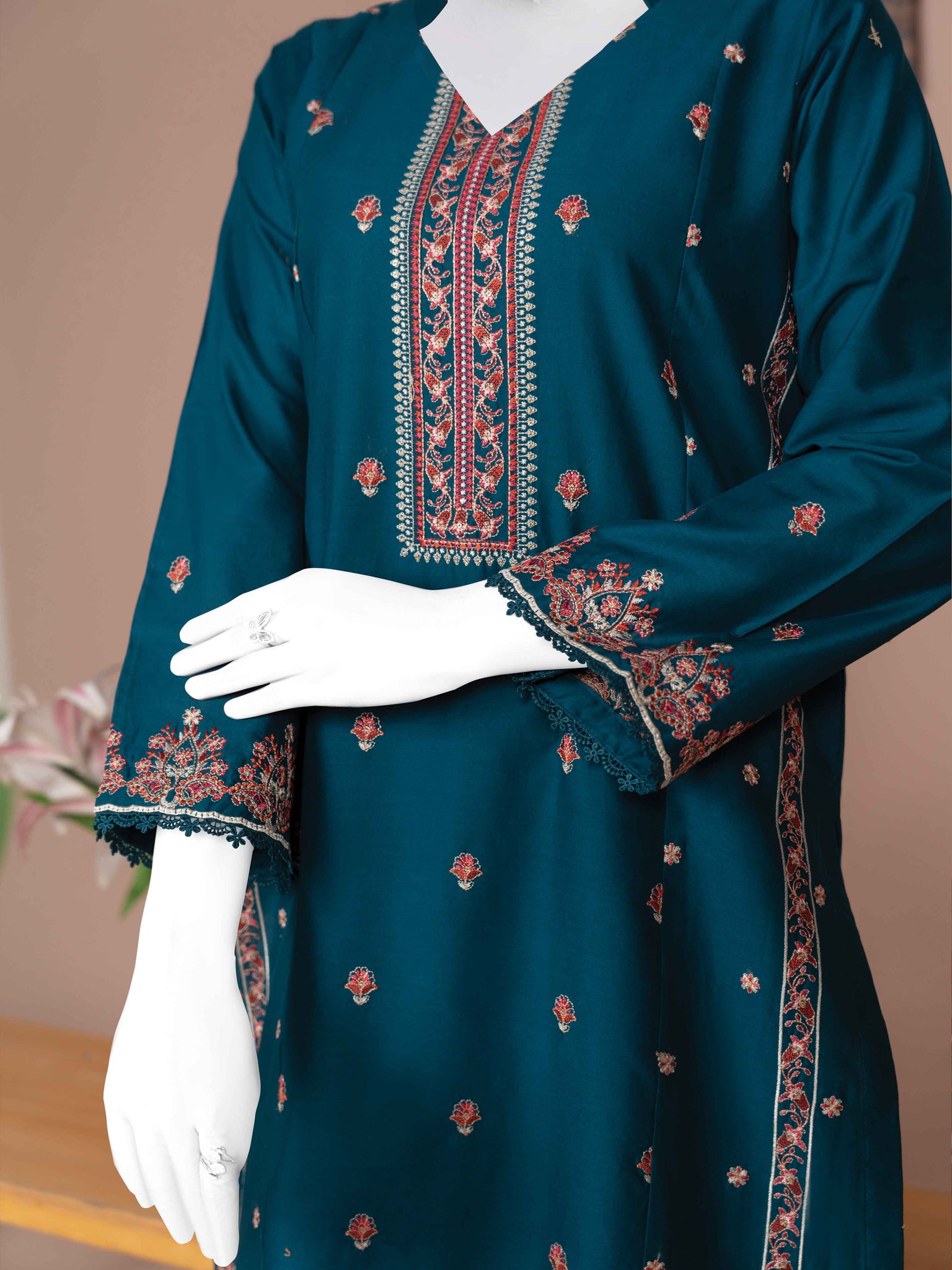 Embroidered Lawn 2PC Stitched