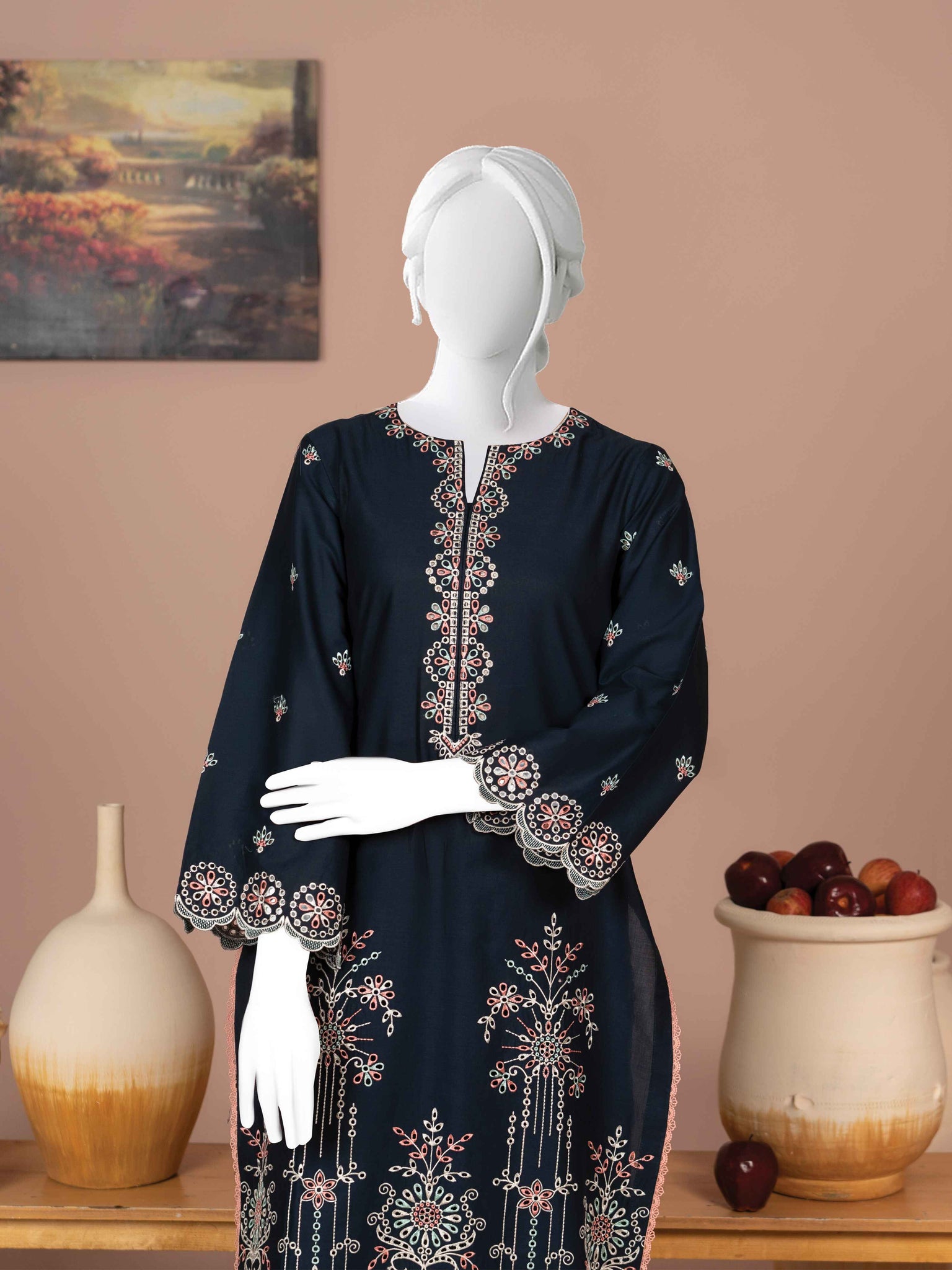 Embroidered Lawn 2PC Stitched