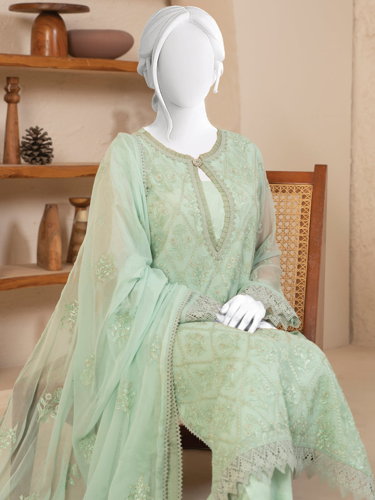 Embroidered Chiffon