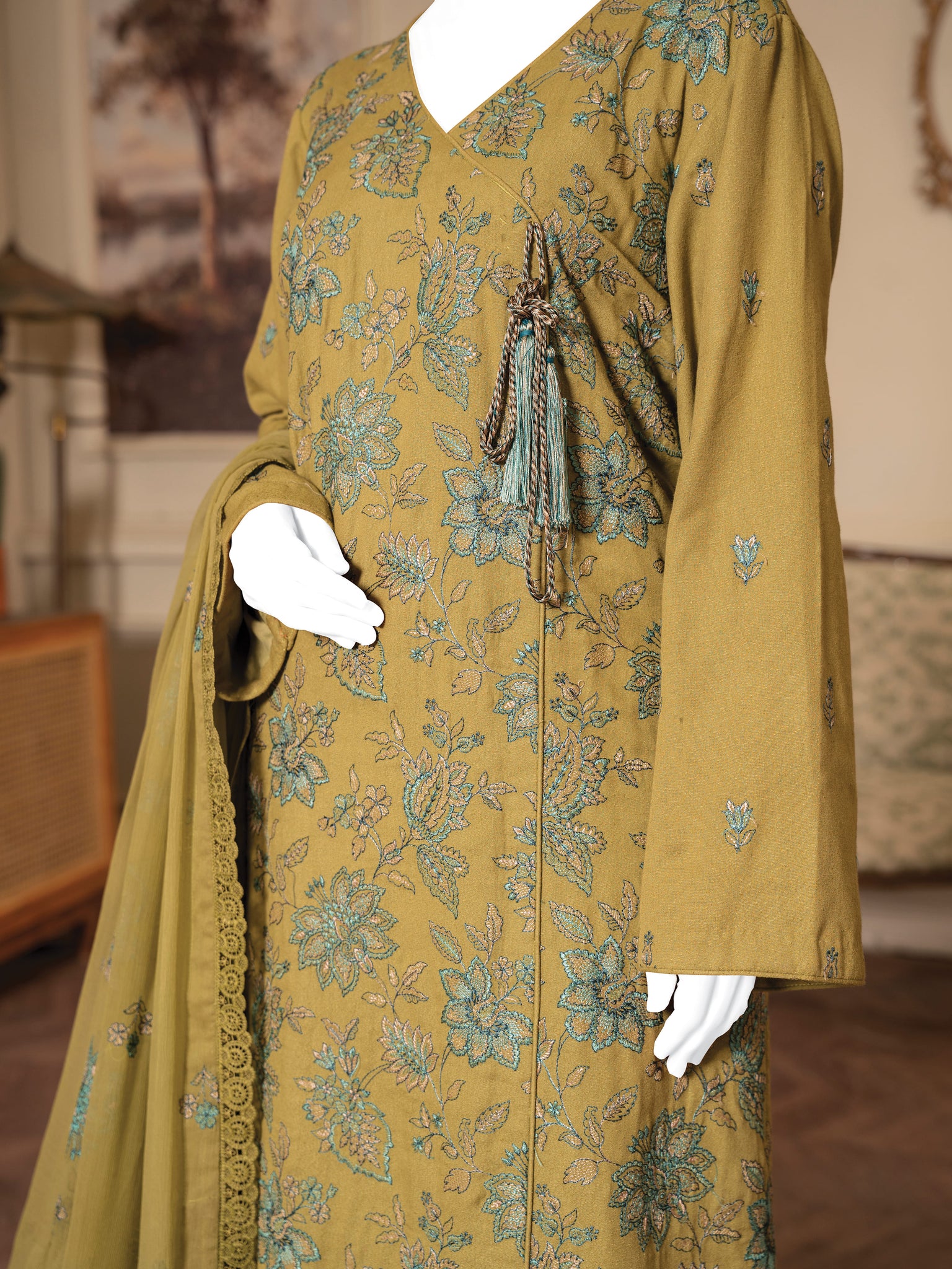 Embroidered Karandi