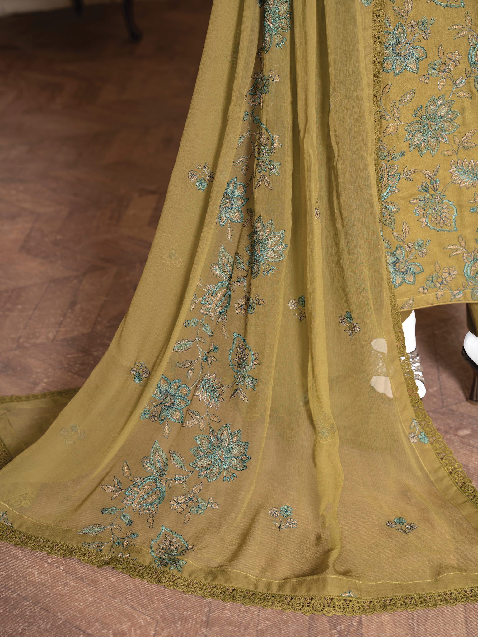 Embroidered Karandi