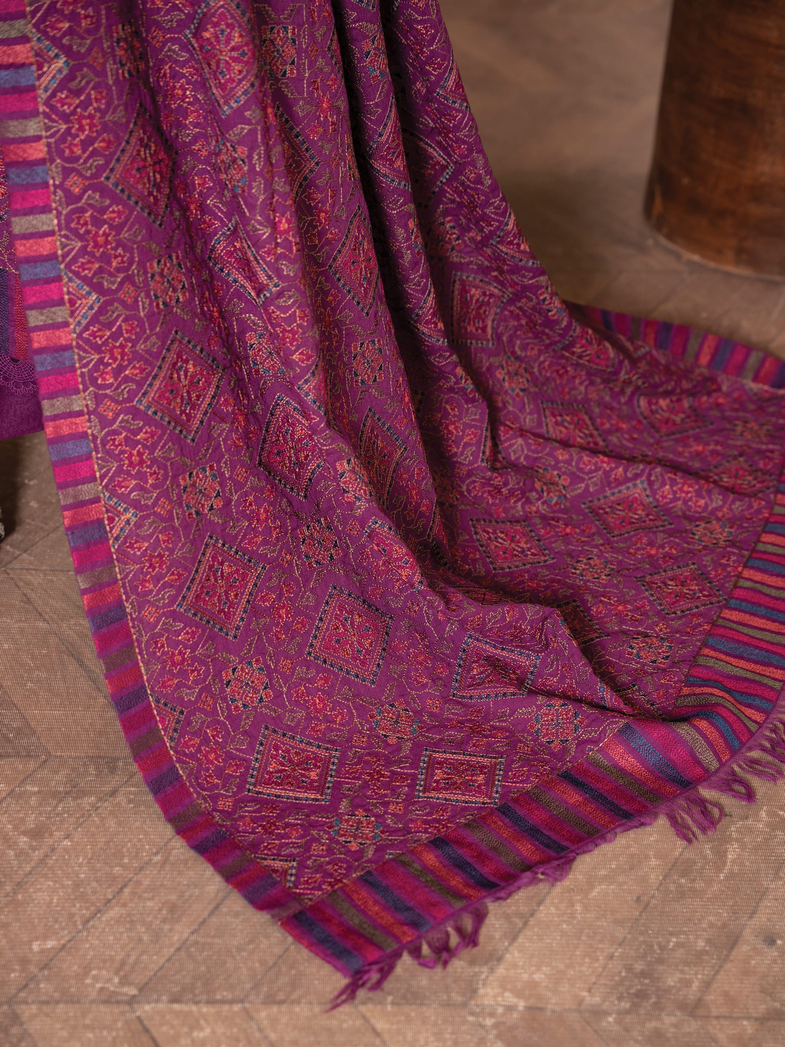 Embroidered Karandi