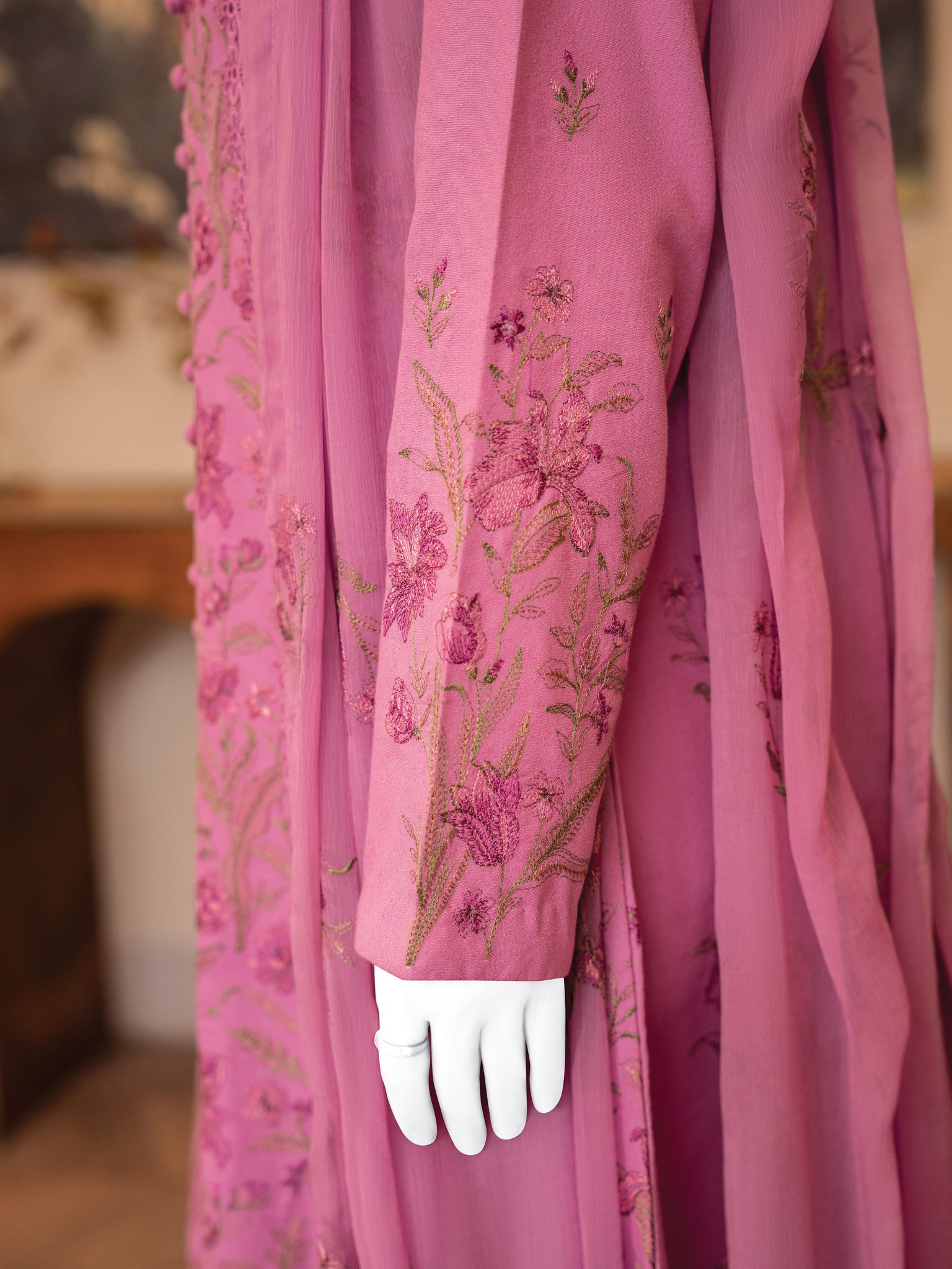 Embroidered Karandi