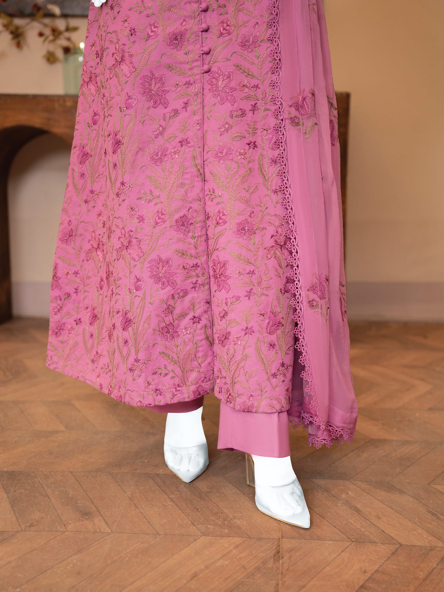 Embroidered Karandi