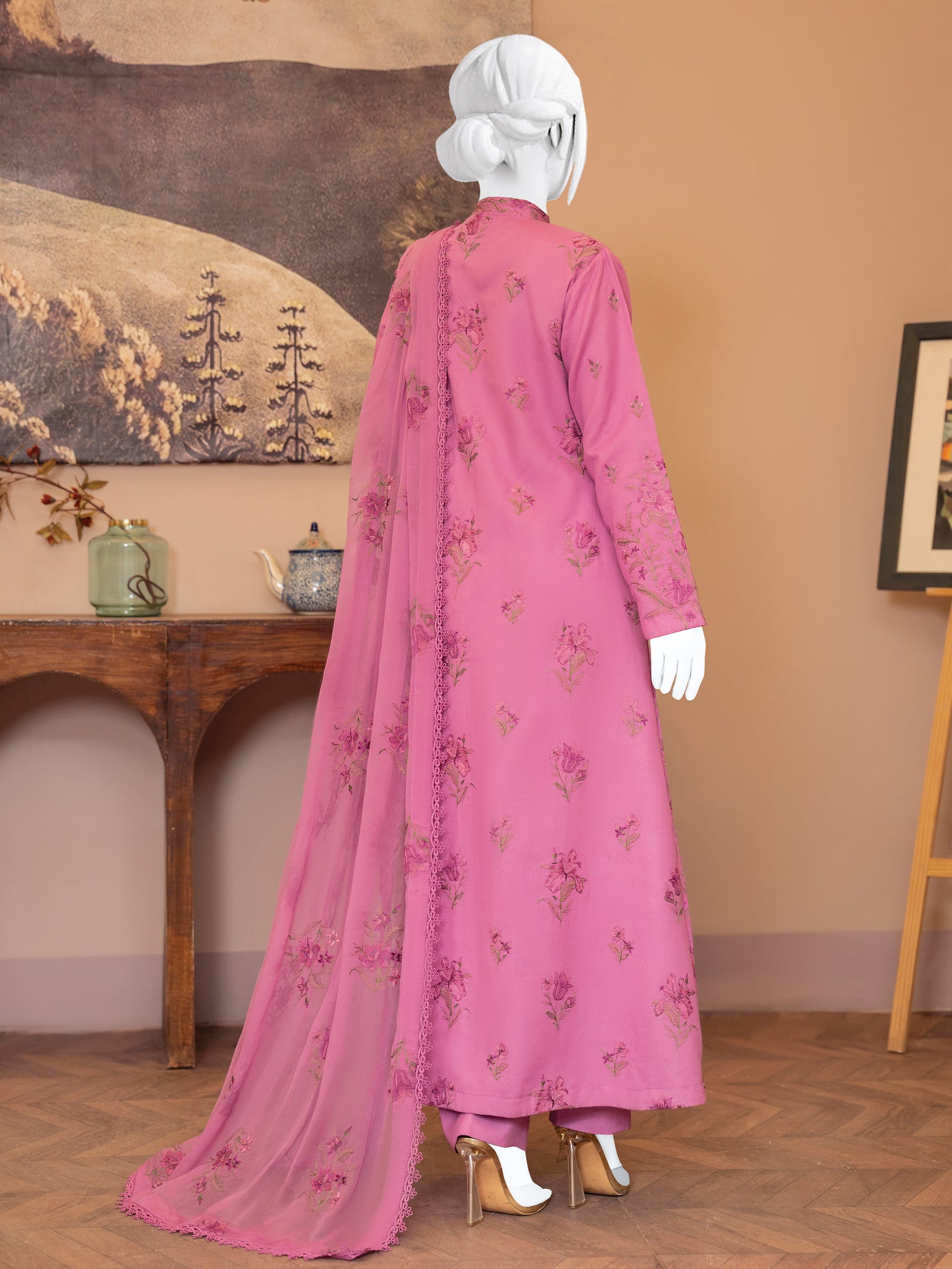 Embroidered Karandi