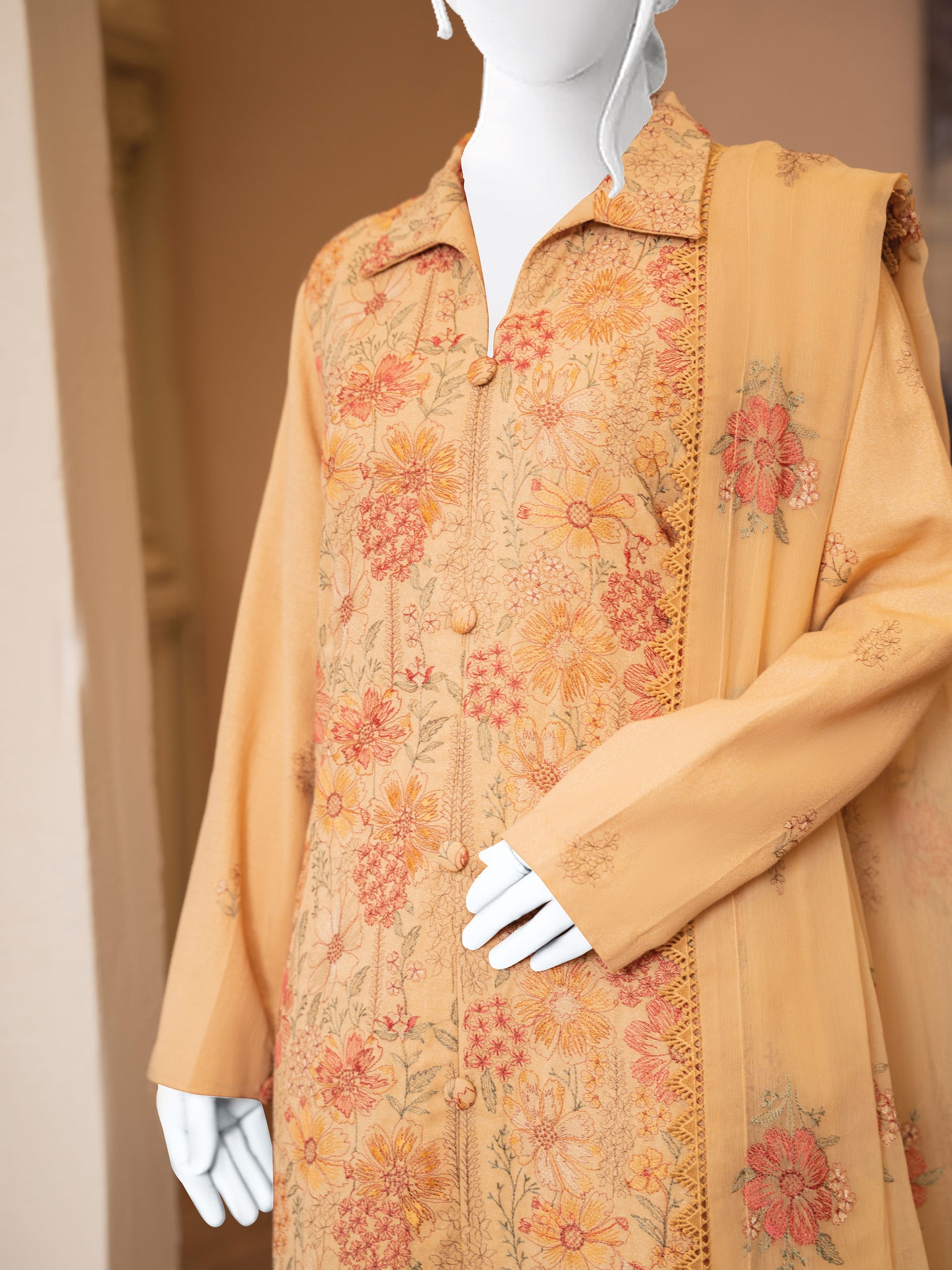 Embroidered Karandi
