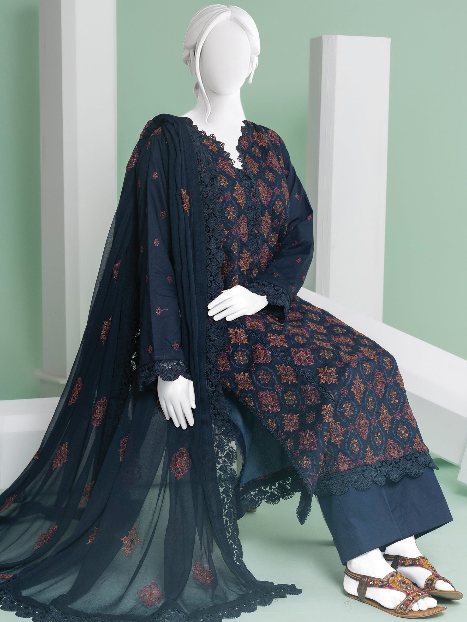 Embroidered Lawn