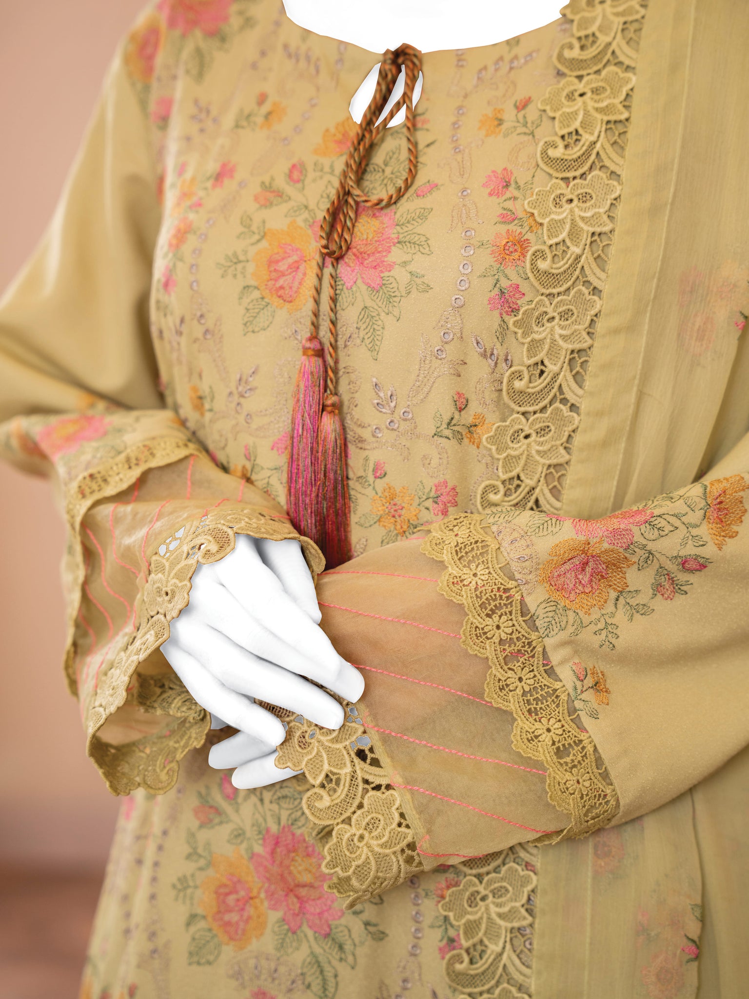 Embroidered Karandi