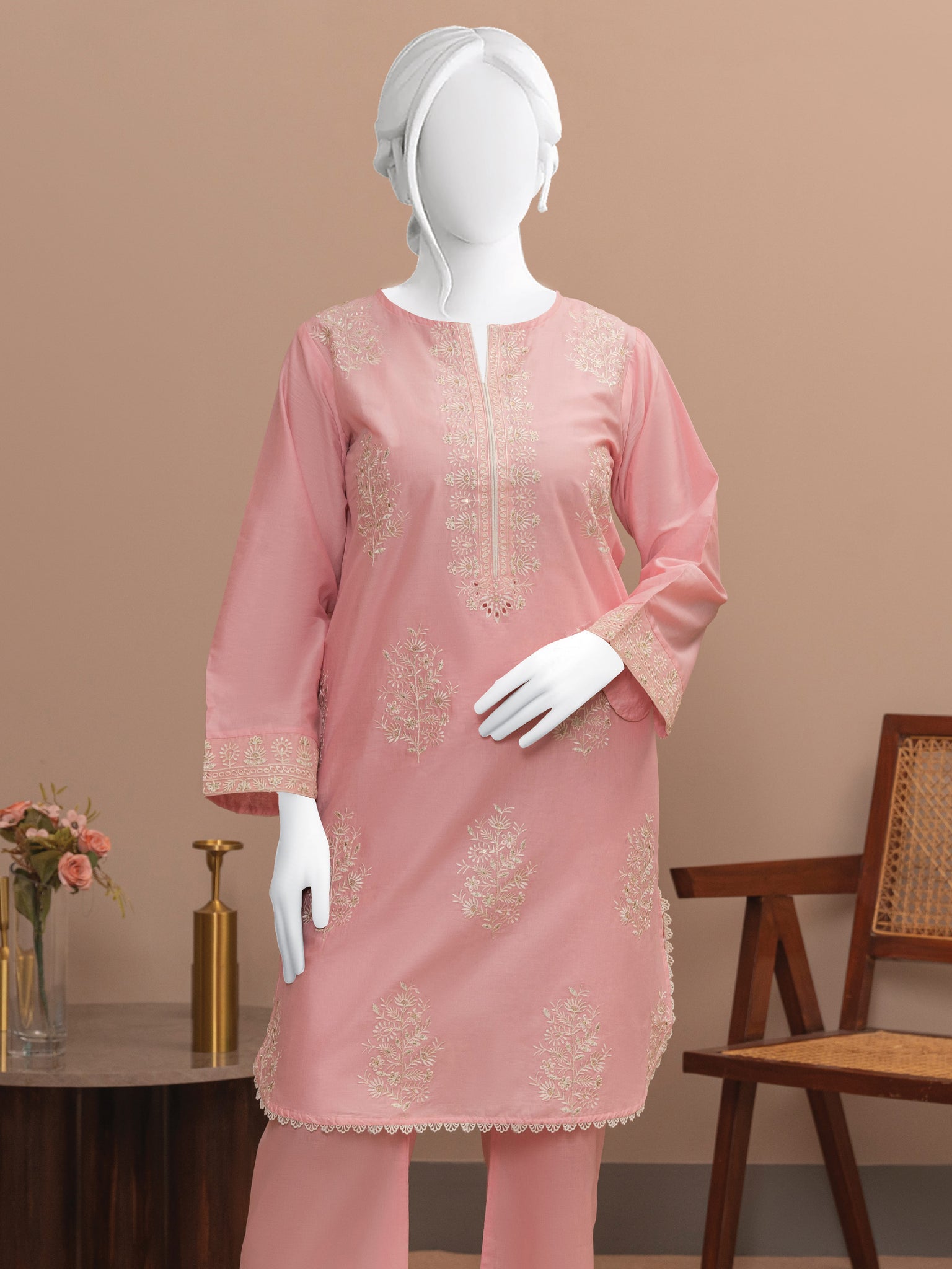 Embroidered Lawn 2PC Stitched