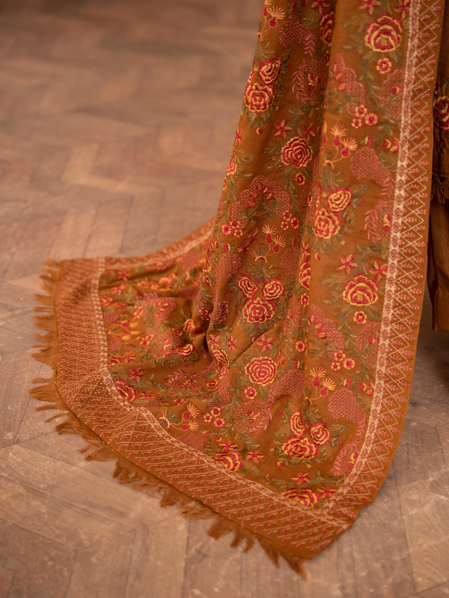 Embroidered Karandi