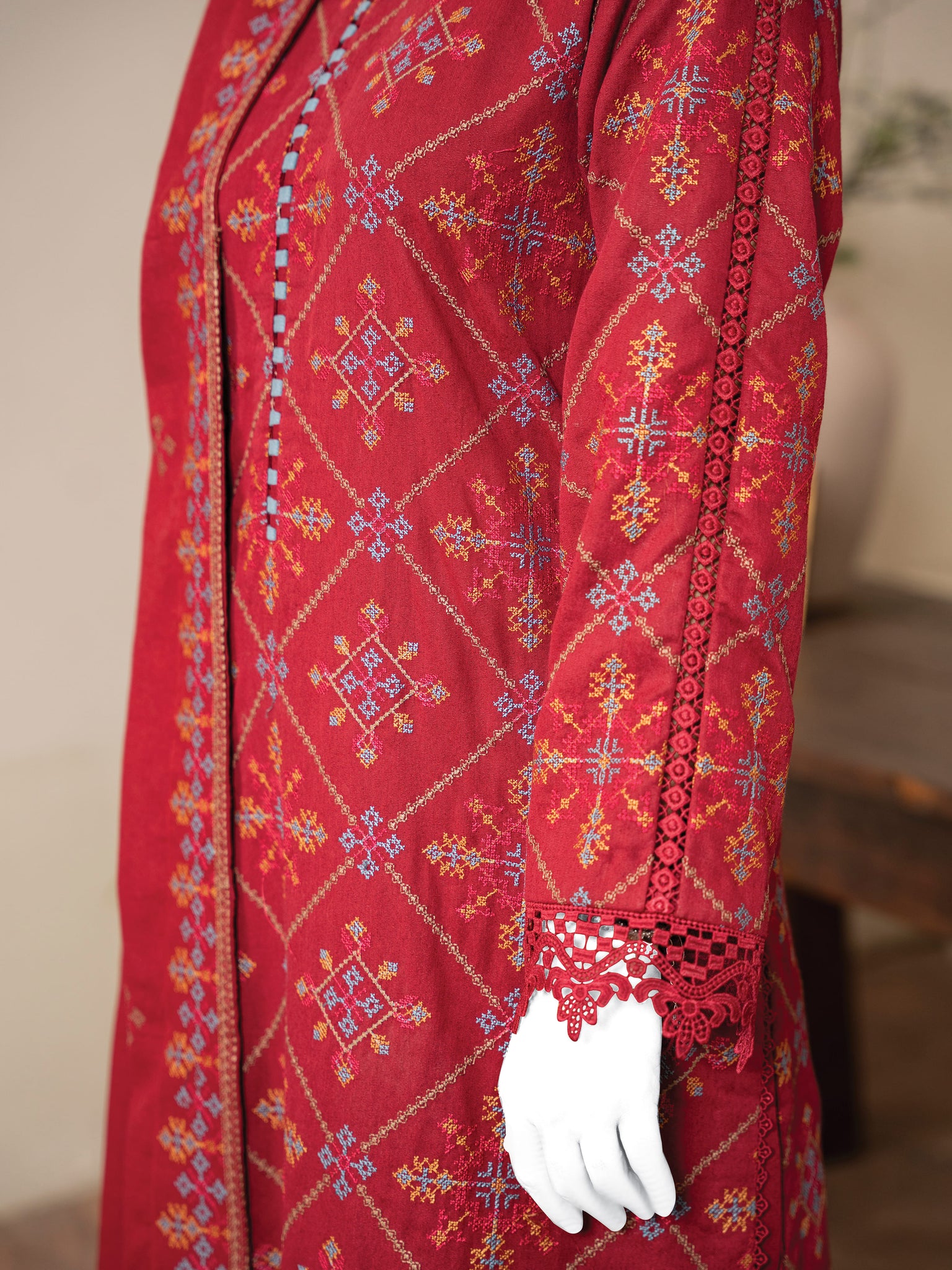 Embroidered Karandi