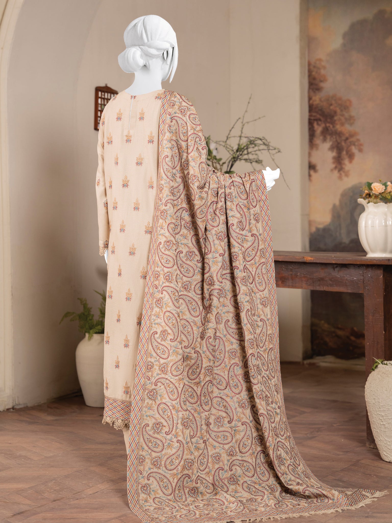 Embroidered Karandi