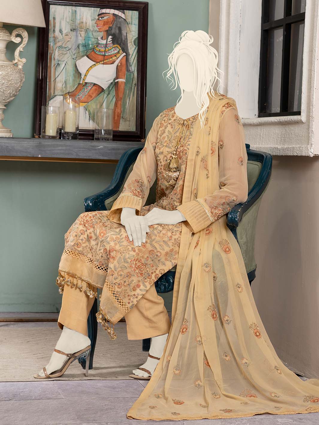 Embroidered Chiffon